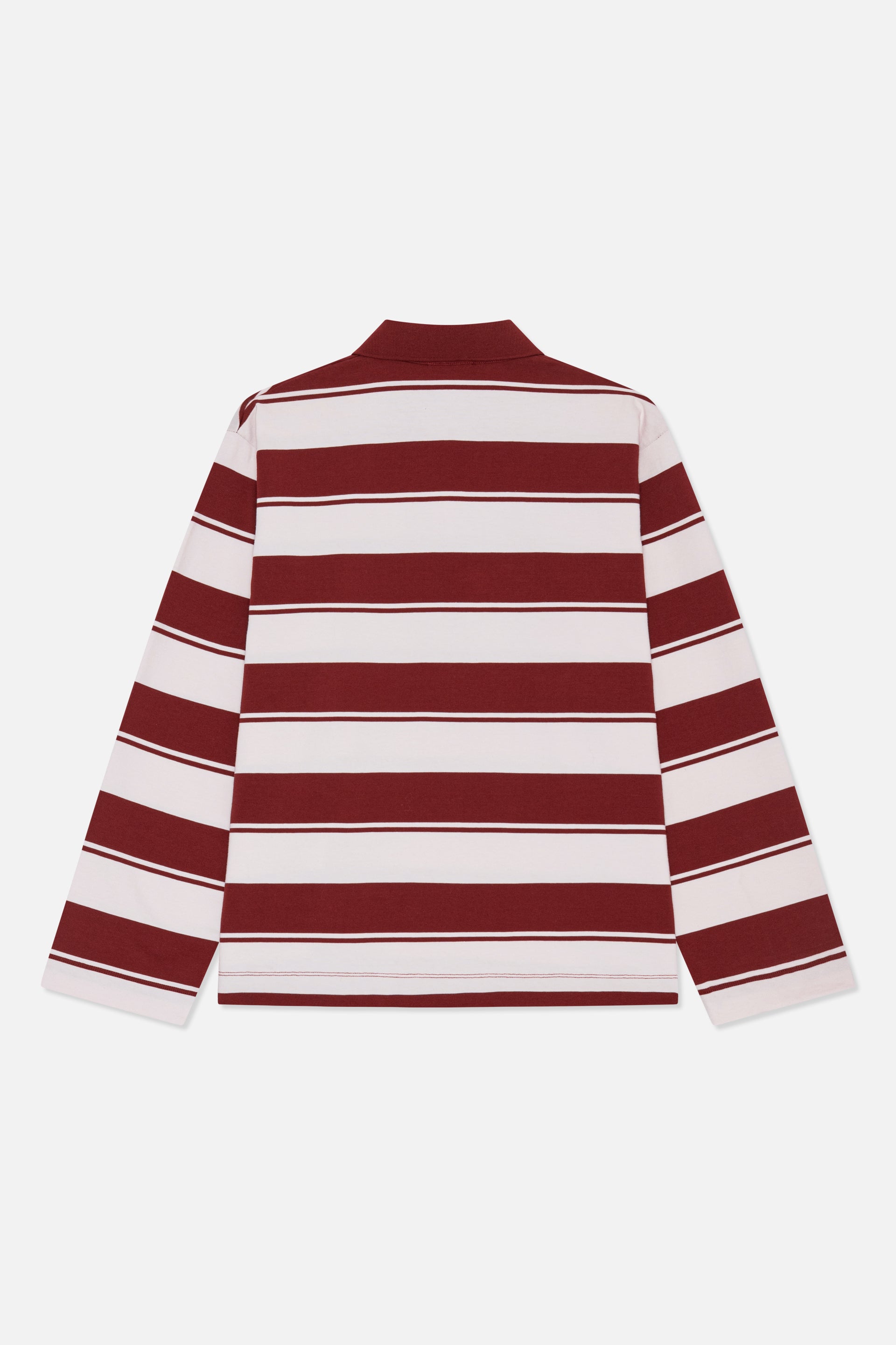 JEANNE | Pink Red Polo Stripe