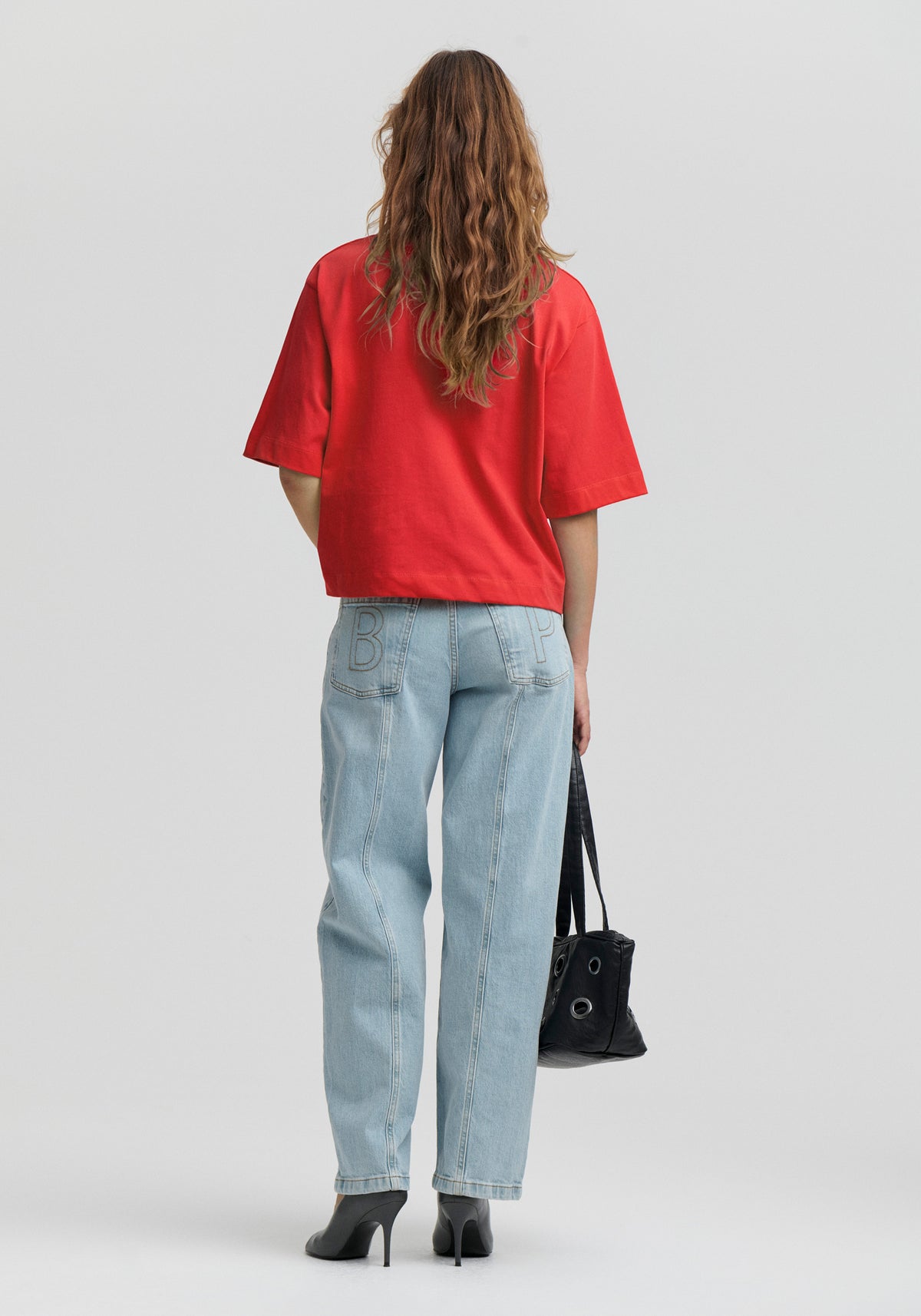 JIANA T-SHIRT | Karminrot