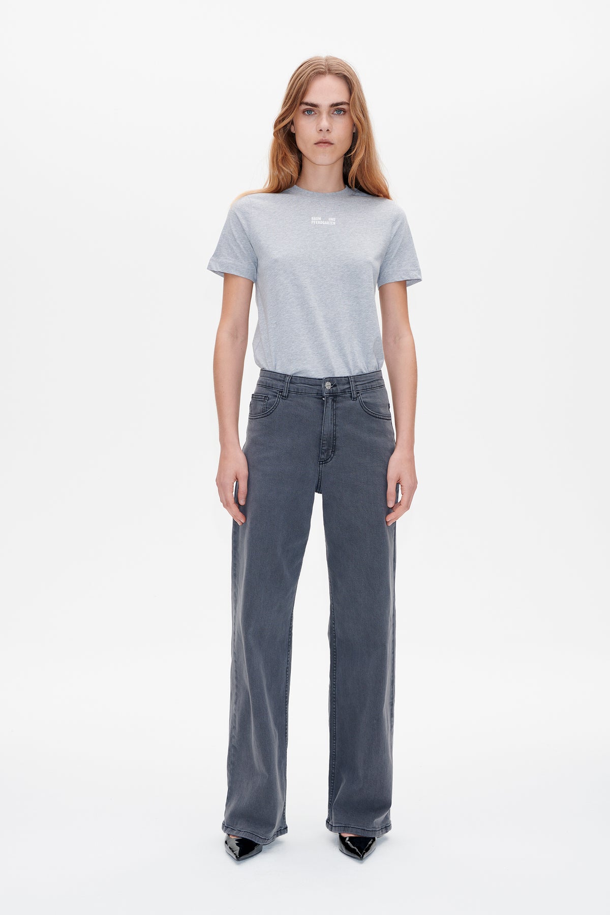 Shop Nicette jeans | Grey Denim | Worldwide Shipping