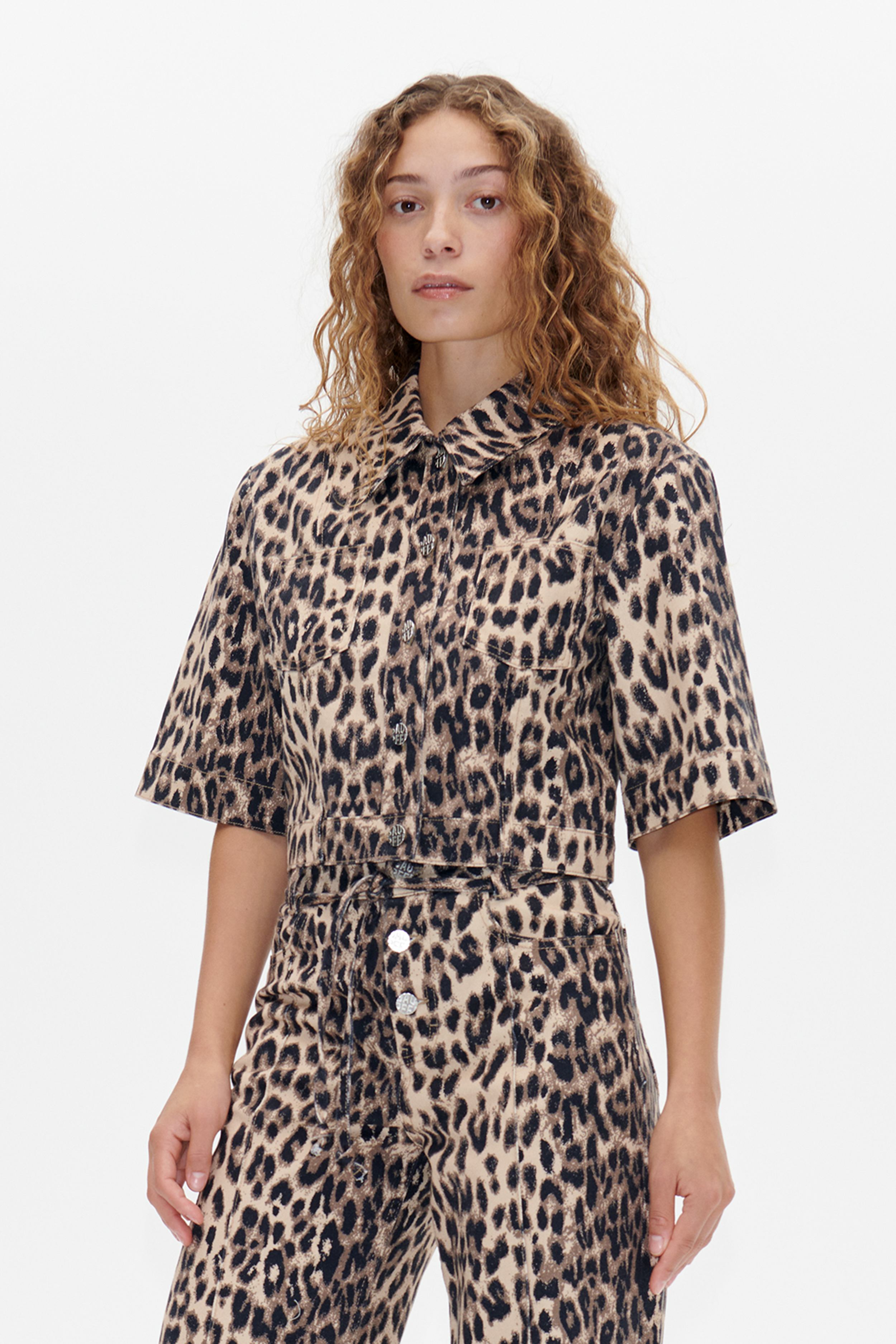 MAJSA SHIRT | Brown Baum Leopard