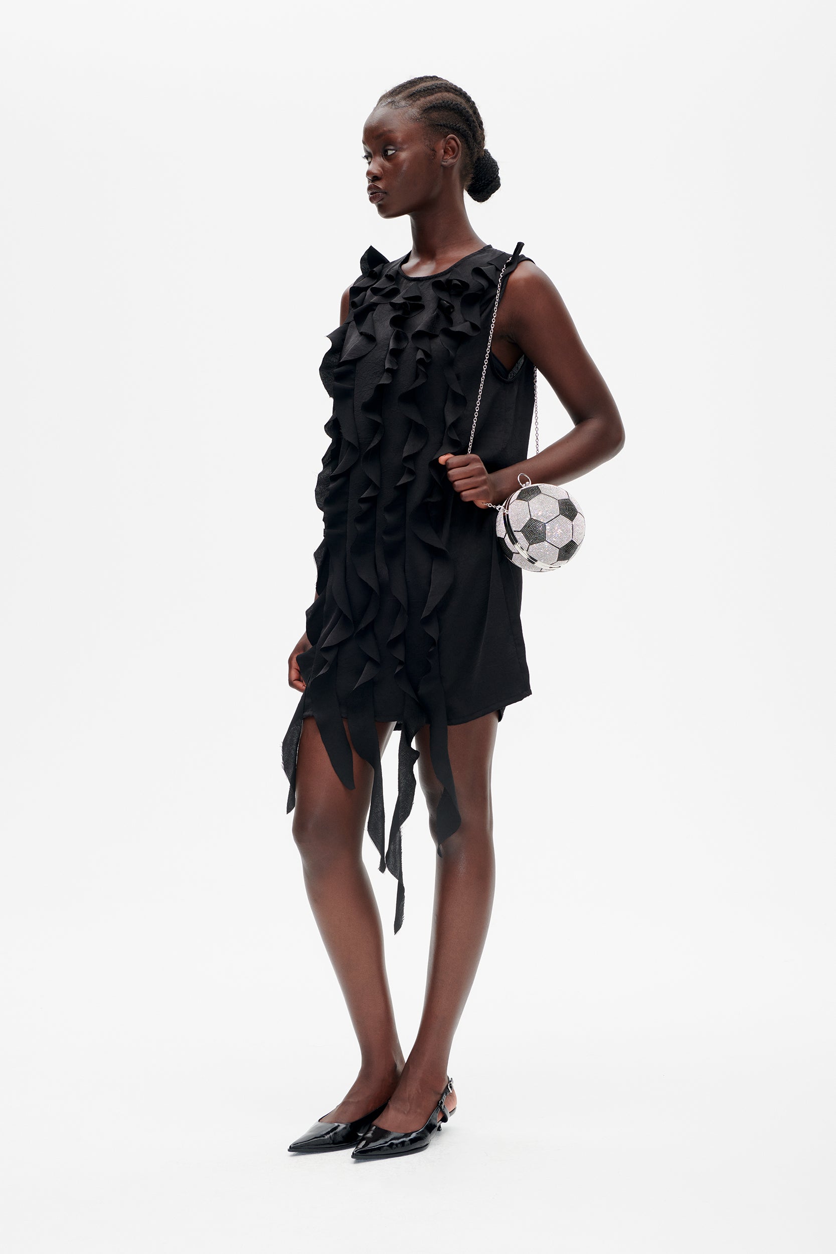 Shop Asda dress in Black Worldwide Shipping