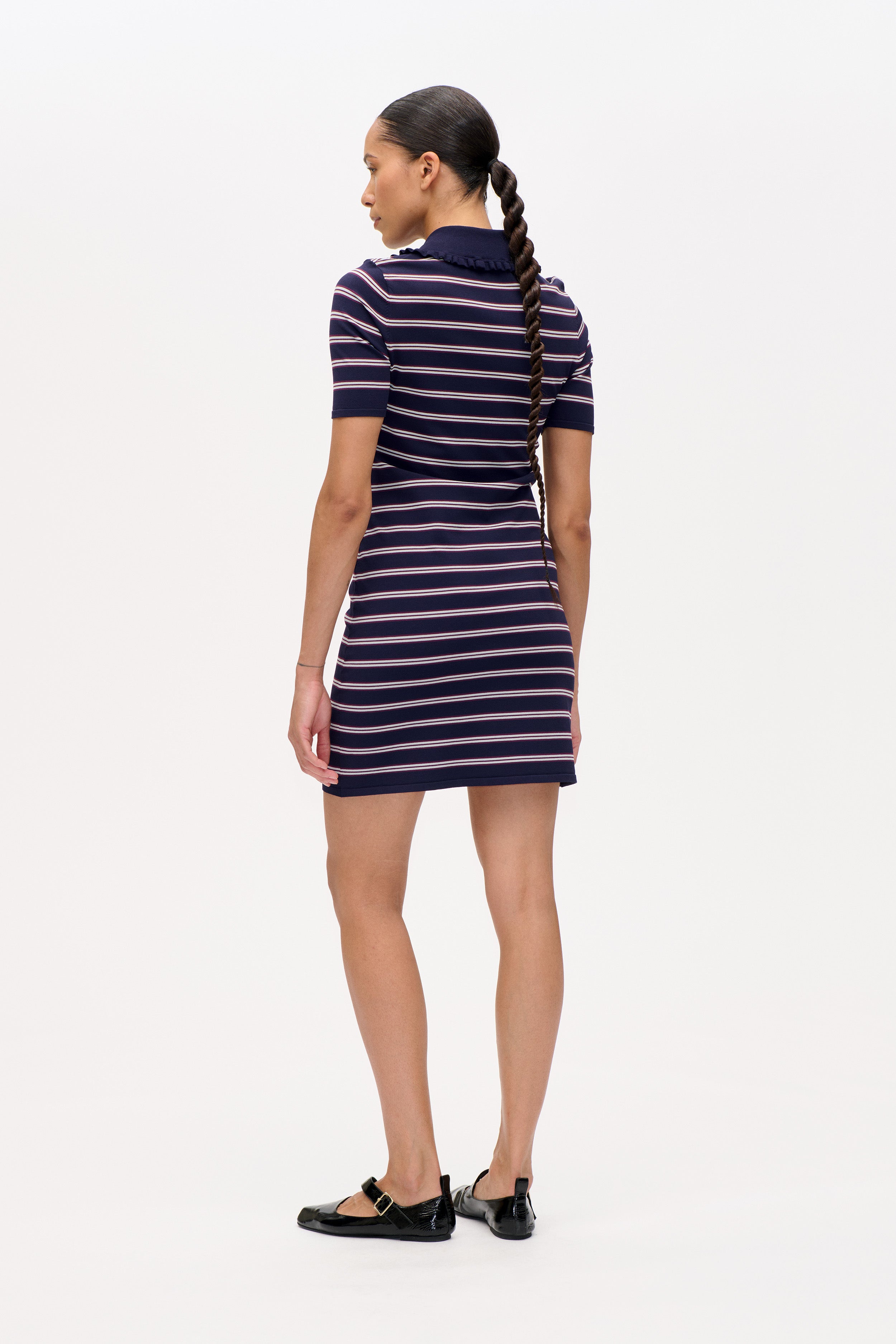 CATA | Navy Plum Stripe