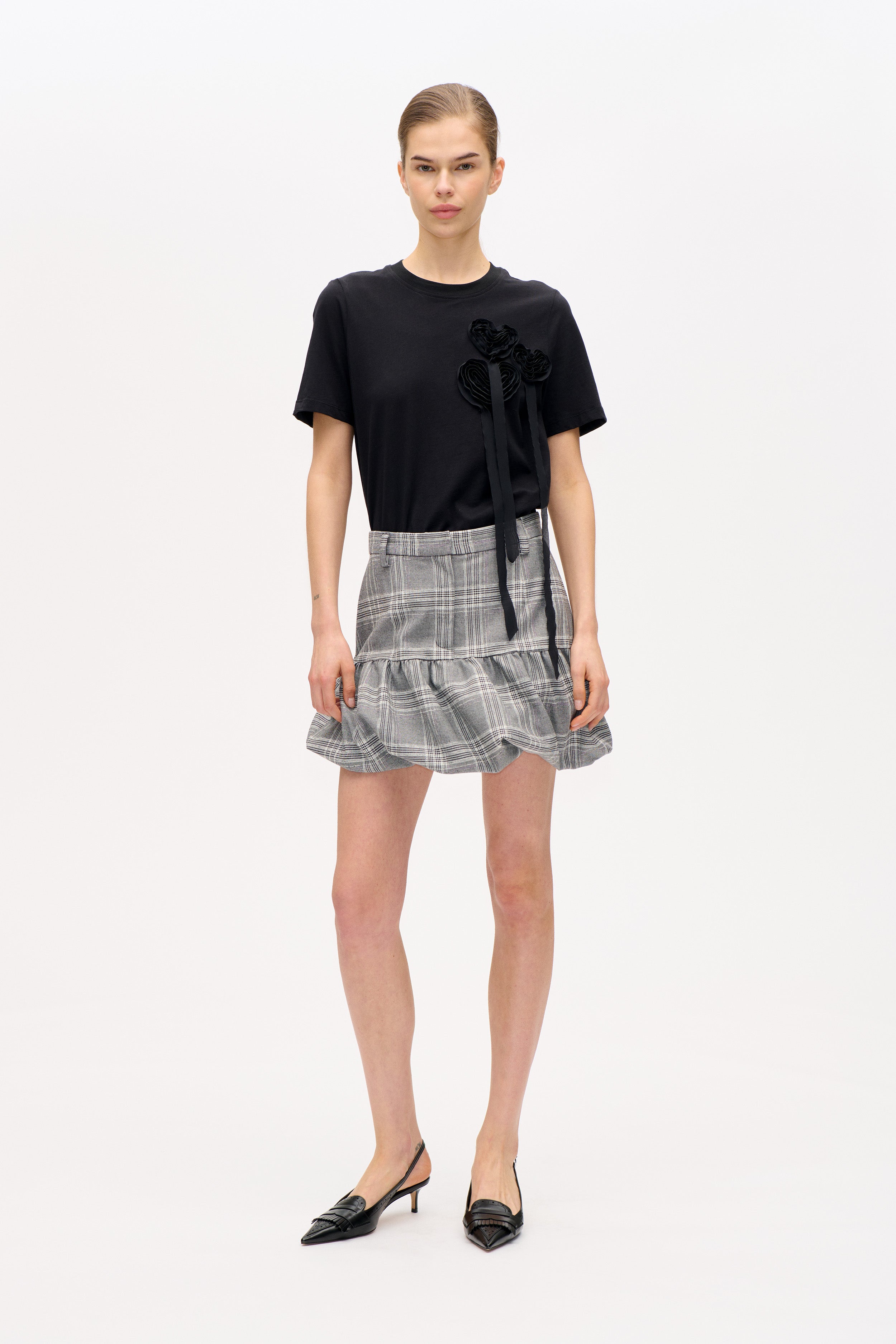 SIKITA SKIRT | Black And White Check