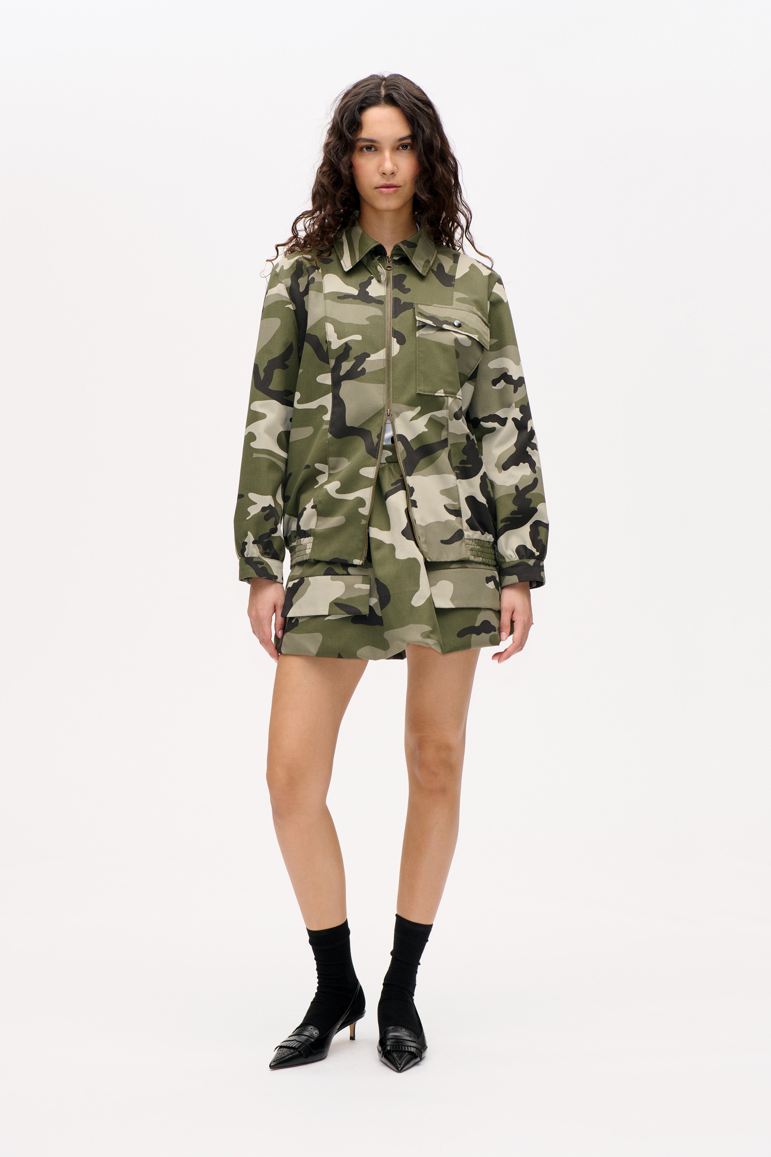 SAMAYA SKIRT | Chameleon Green