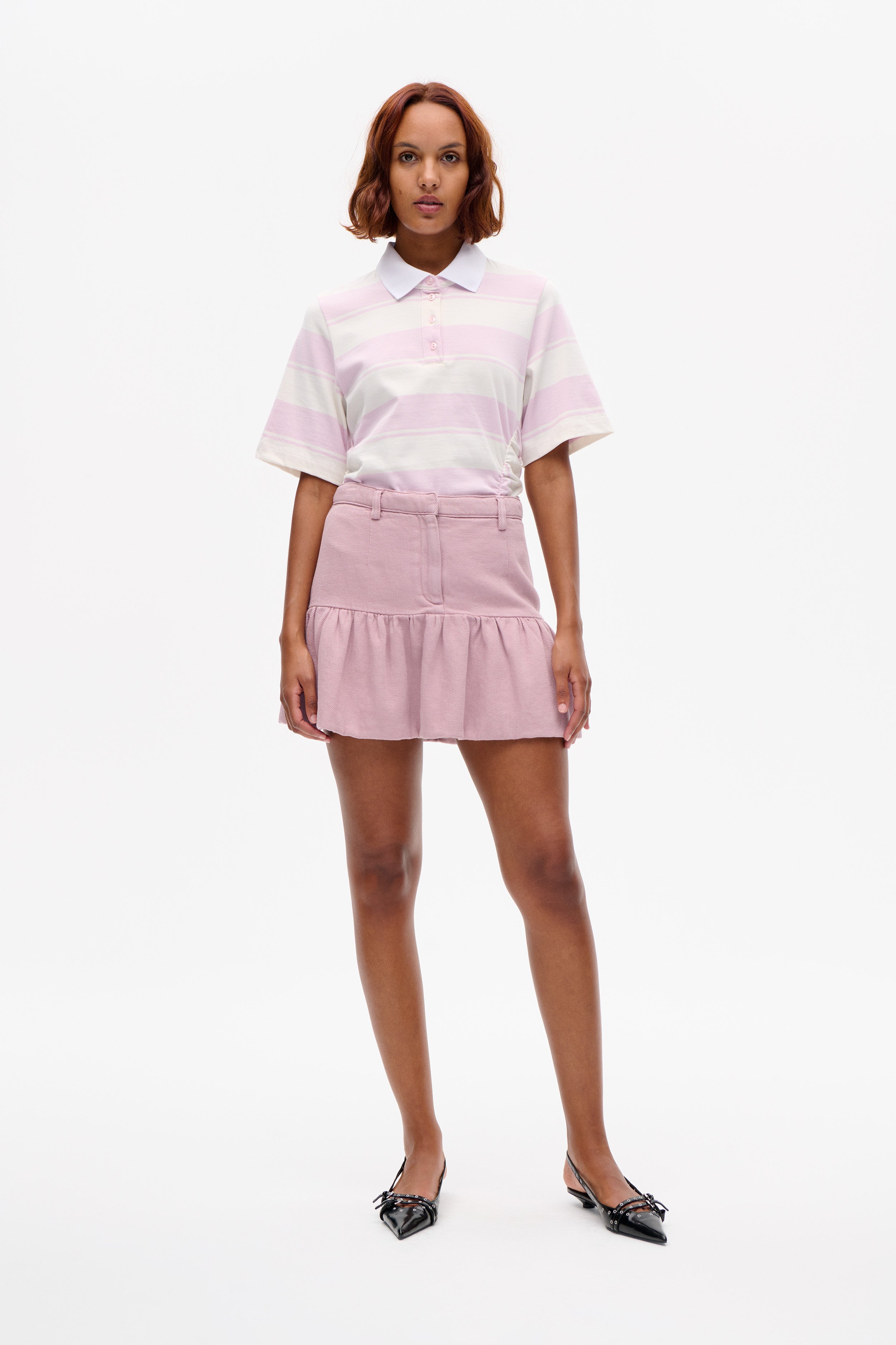 Shop SIKITA SKIRT in Dawn Pink | Worldwide Shipping