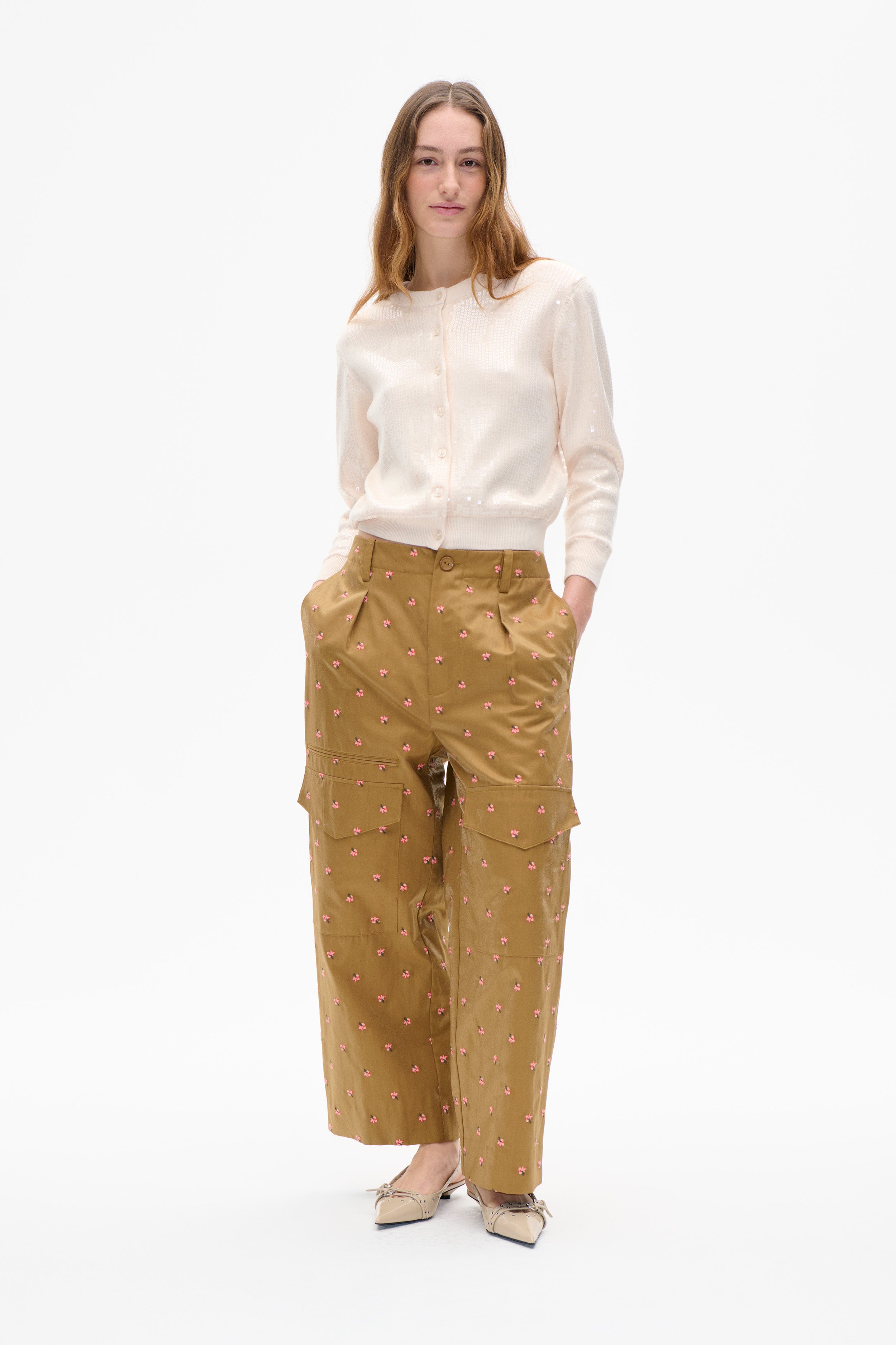 CAYLEE CARDIGAN | Pastel Parchment Creme