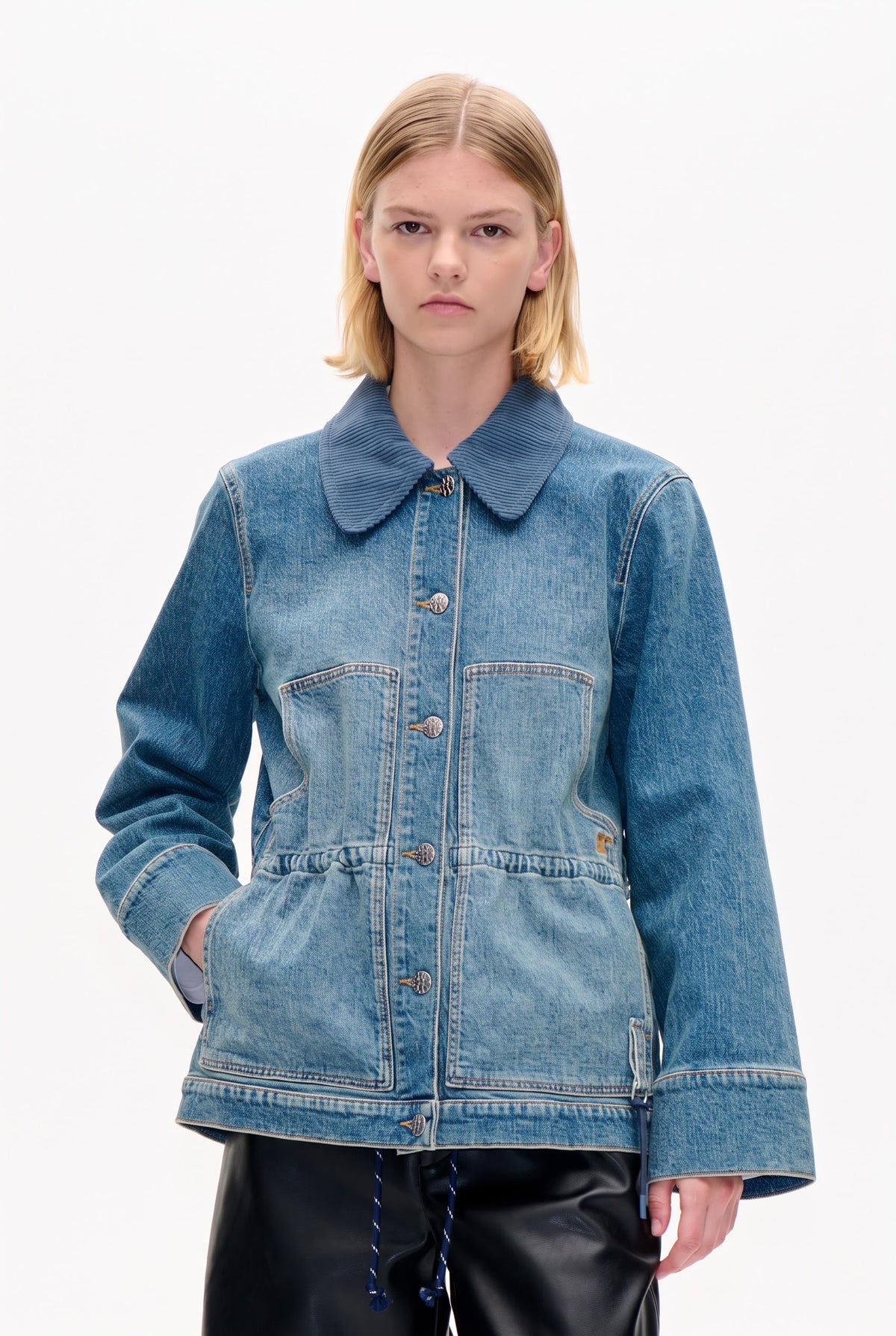 BENILDA JACKET | Blue Washed Denim