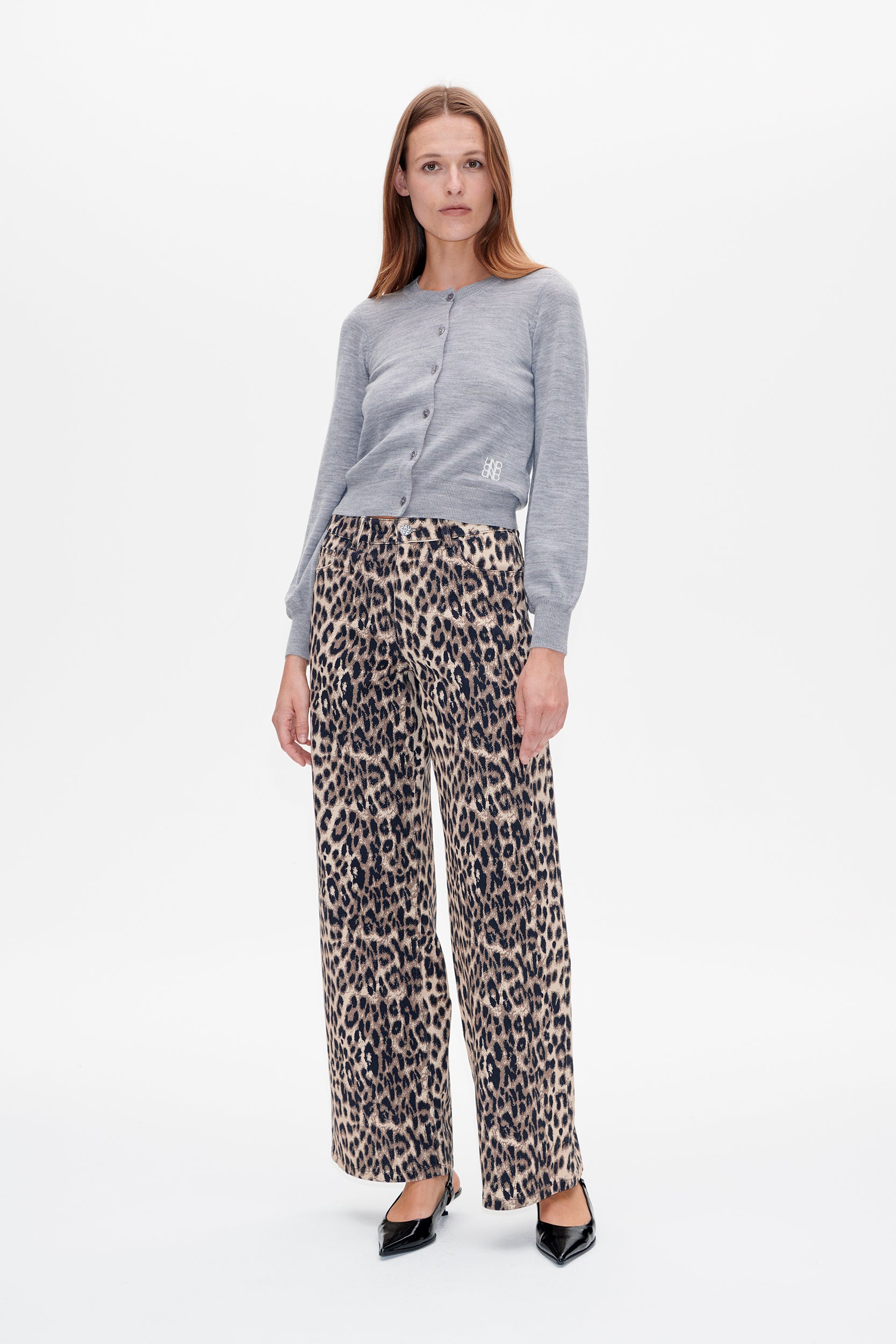 Shop Calynn knit in Grey Melange | Worldwide Shipping