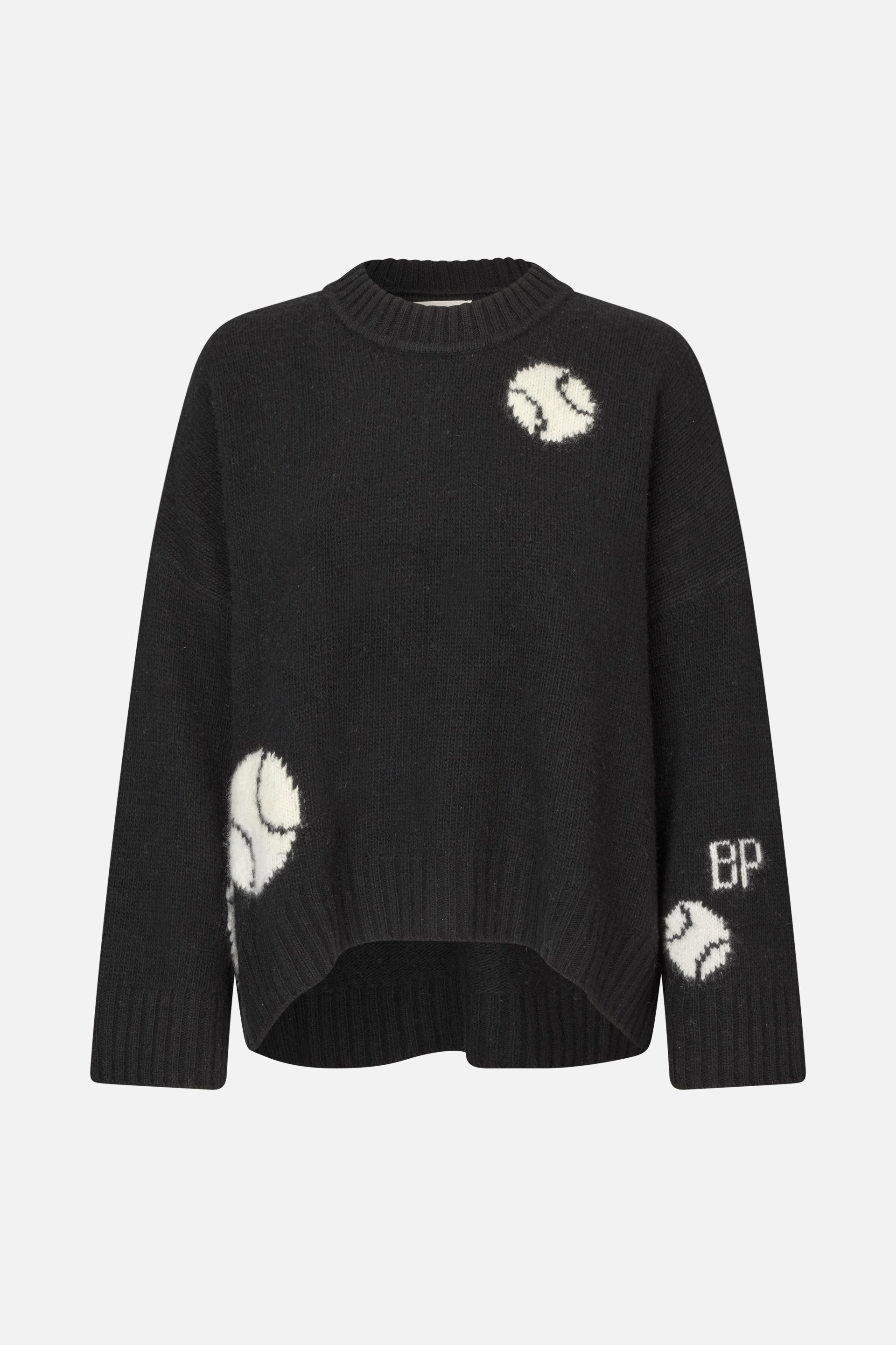 CRISSA SWEATER Black Tennisball - Main Image