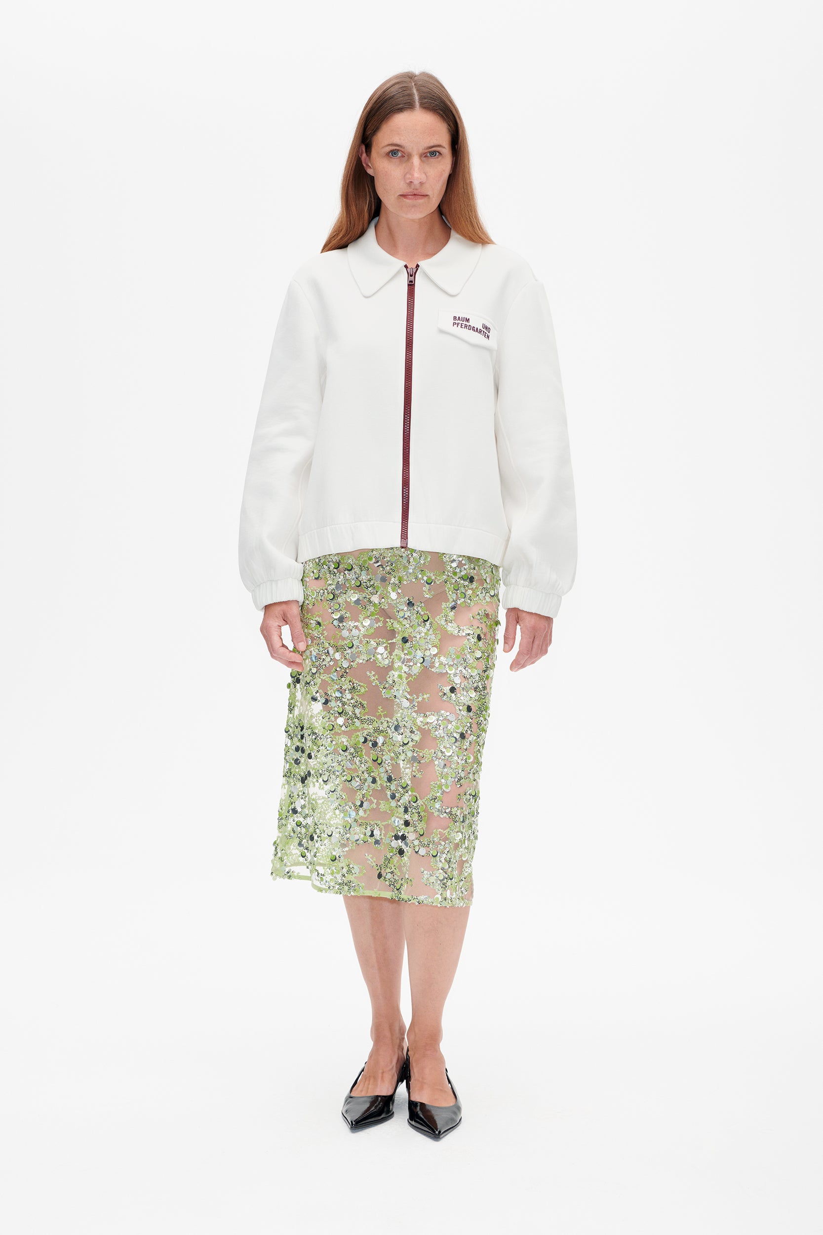 Shop Joanna cardigan in Egret | Worldwide Shipping