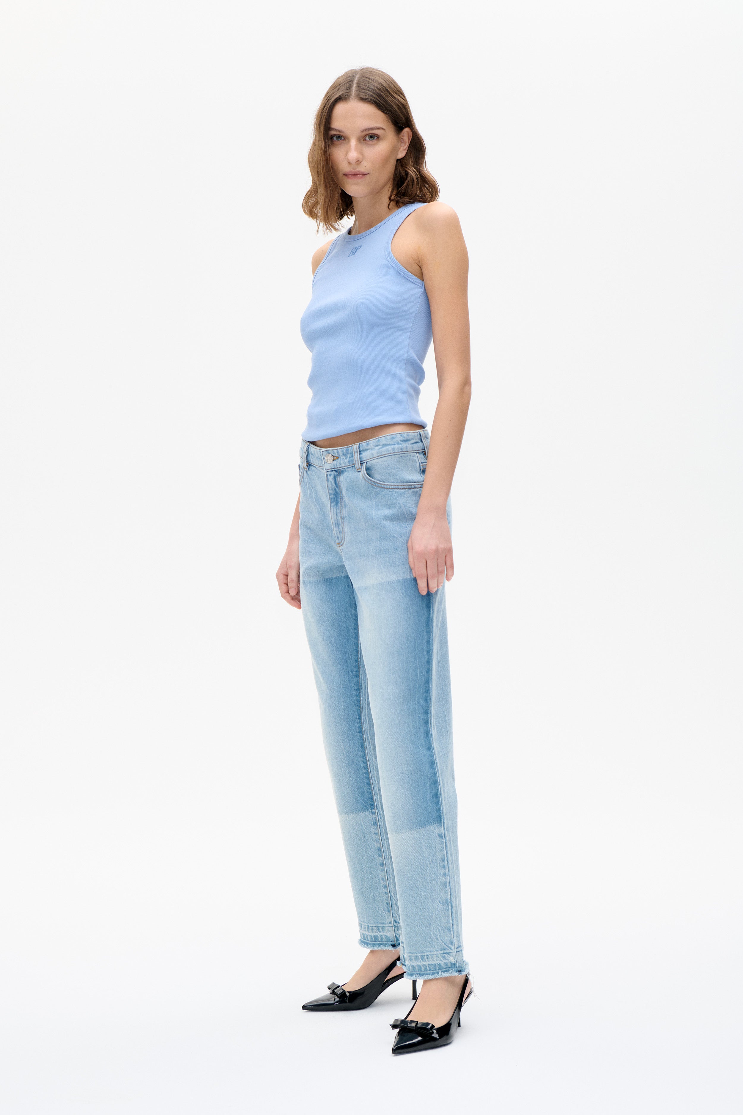 Shop NAPOLEN JEANS in Denim Suede Mix | Fast Delivery