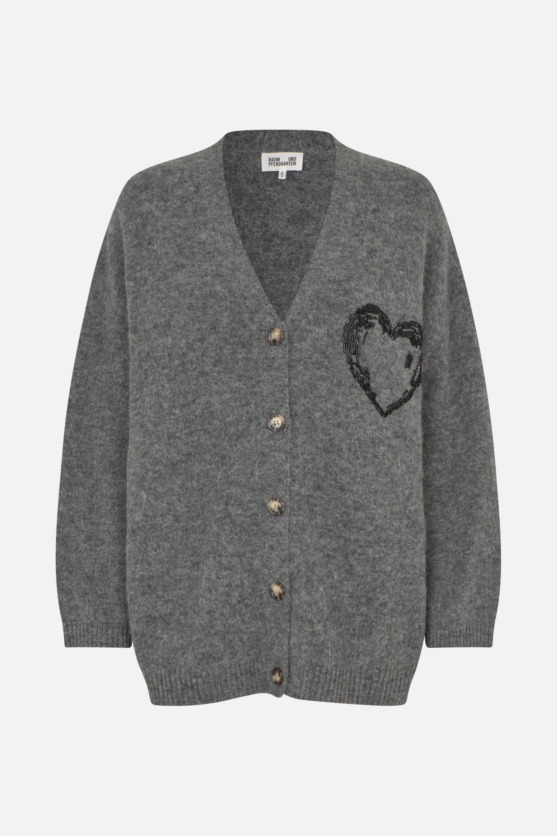 トップス pois sheer knit cardigan gray sheer knit cardigan【予約商品】 | pois