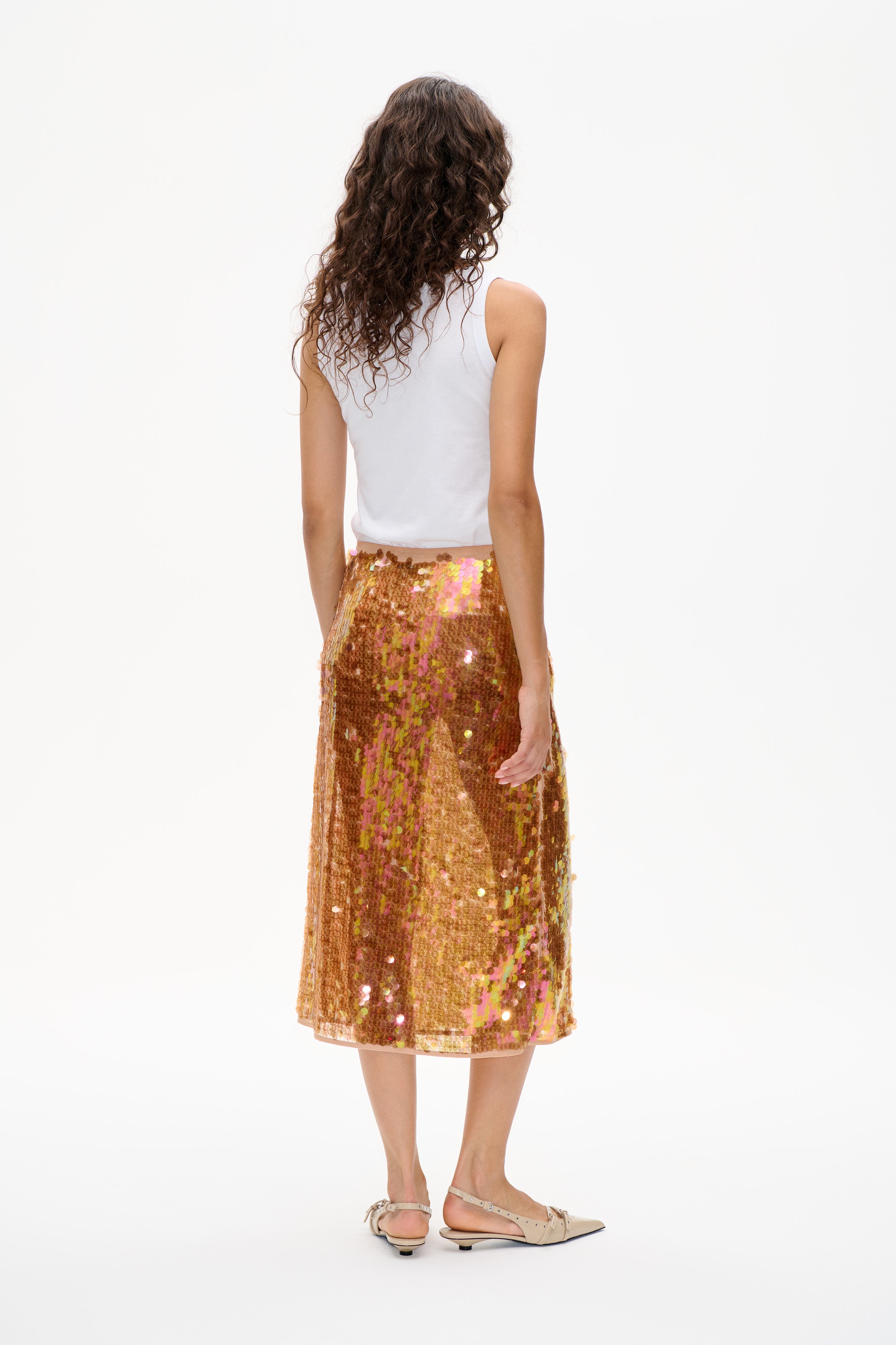 Shop SHANIA SKIRT in Burro Camel | Worldwide Shipping