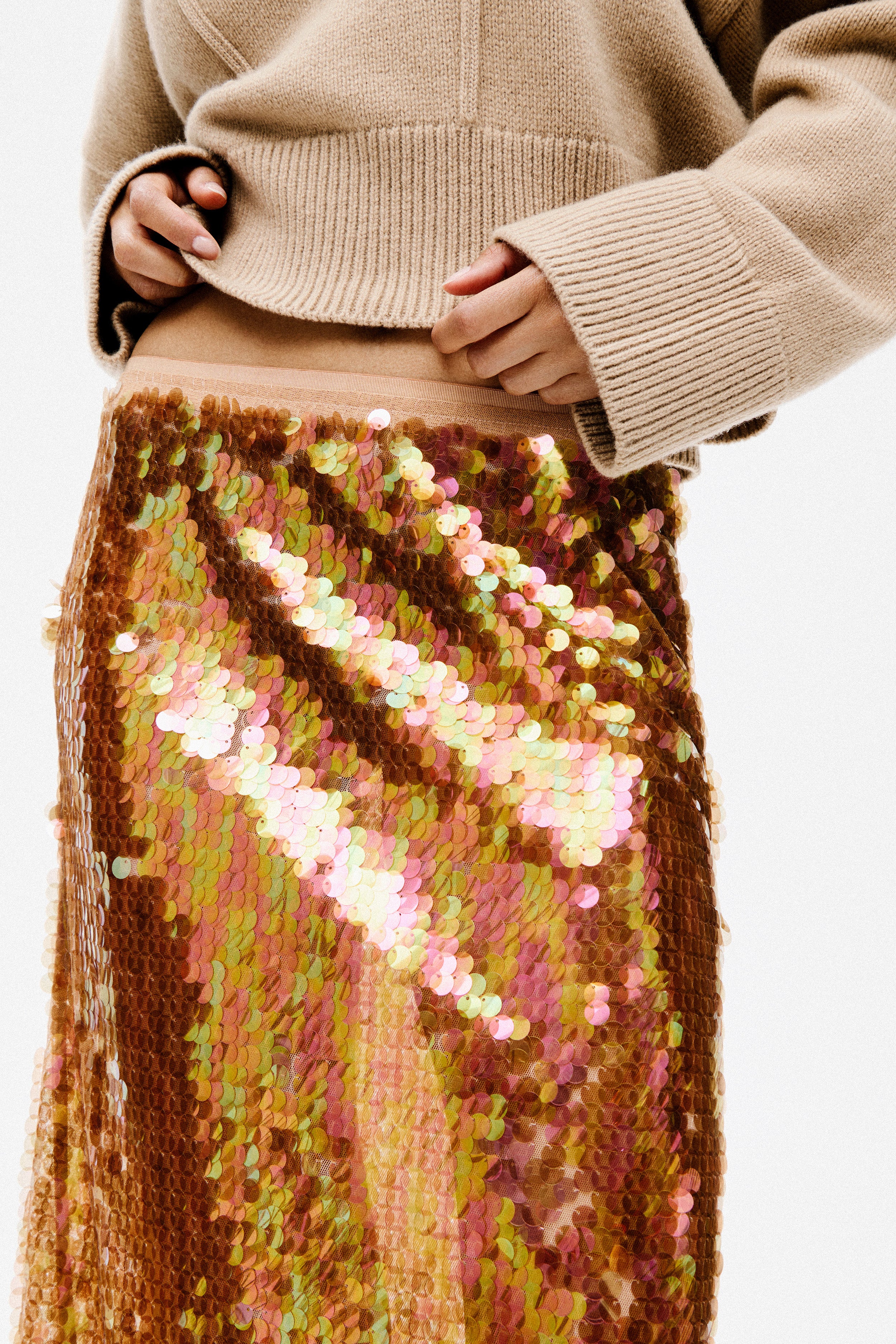Shop SHANIA SKIRT in Burro Camel | Worldwide Shipping