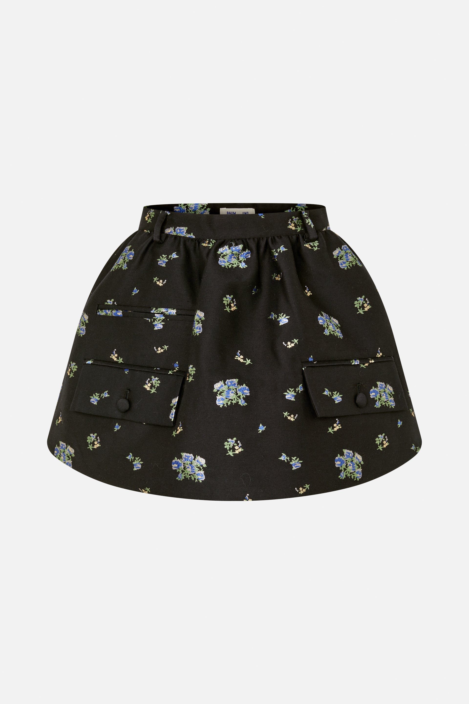 Shop SAMAYA SKIRT in Black Small Flower | Fast Delivery
