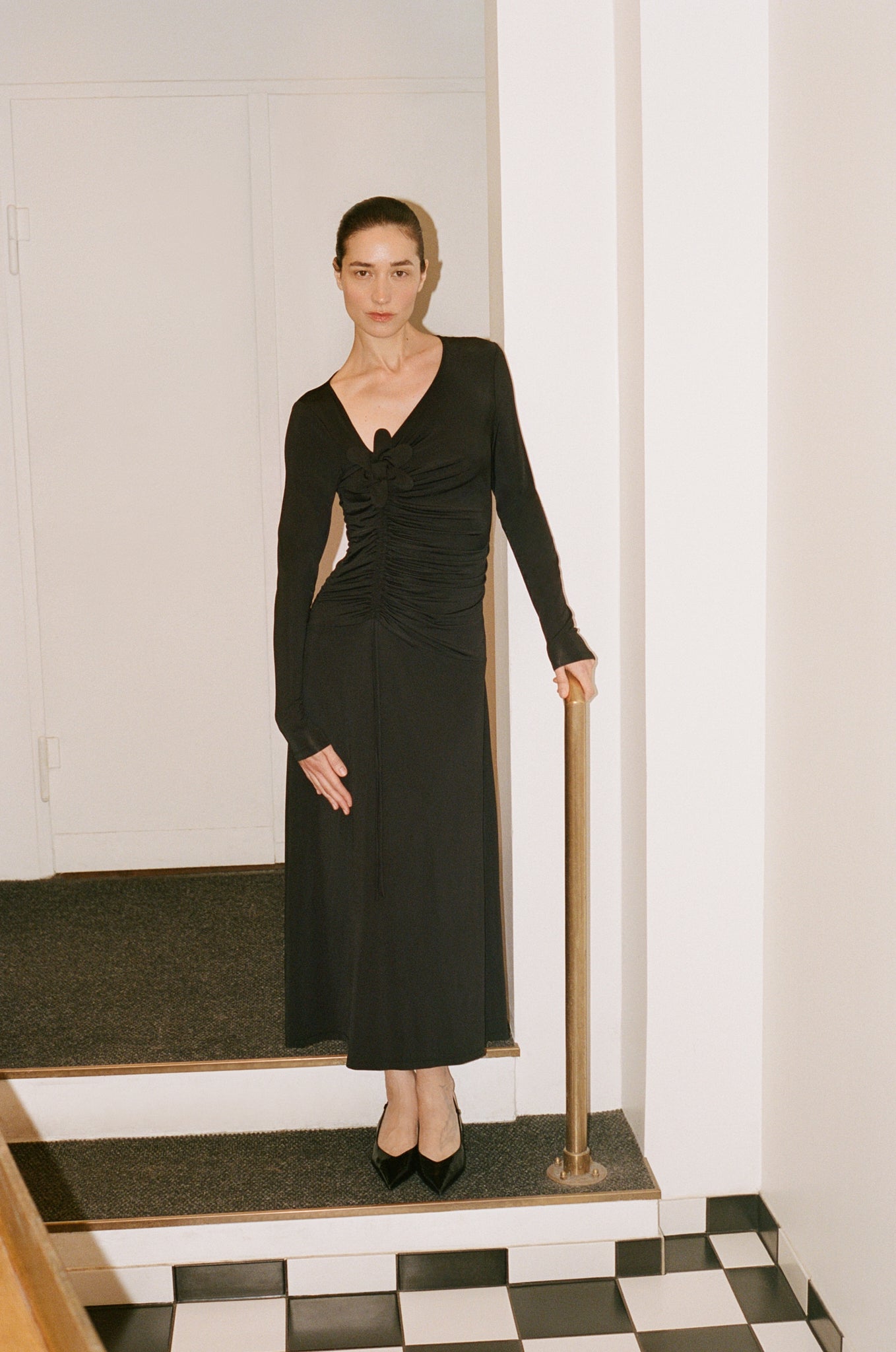 Shop JOSINA DRESS in Black | Fast Delivery