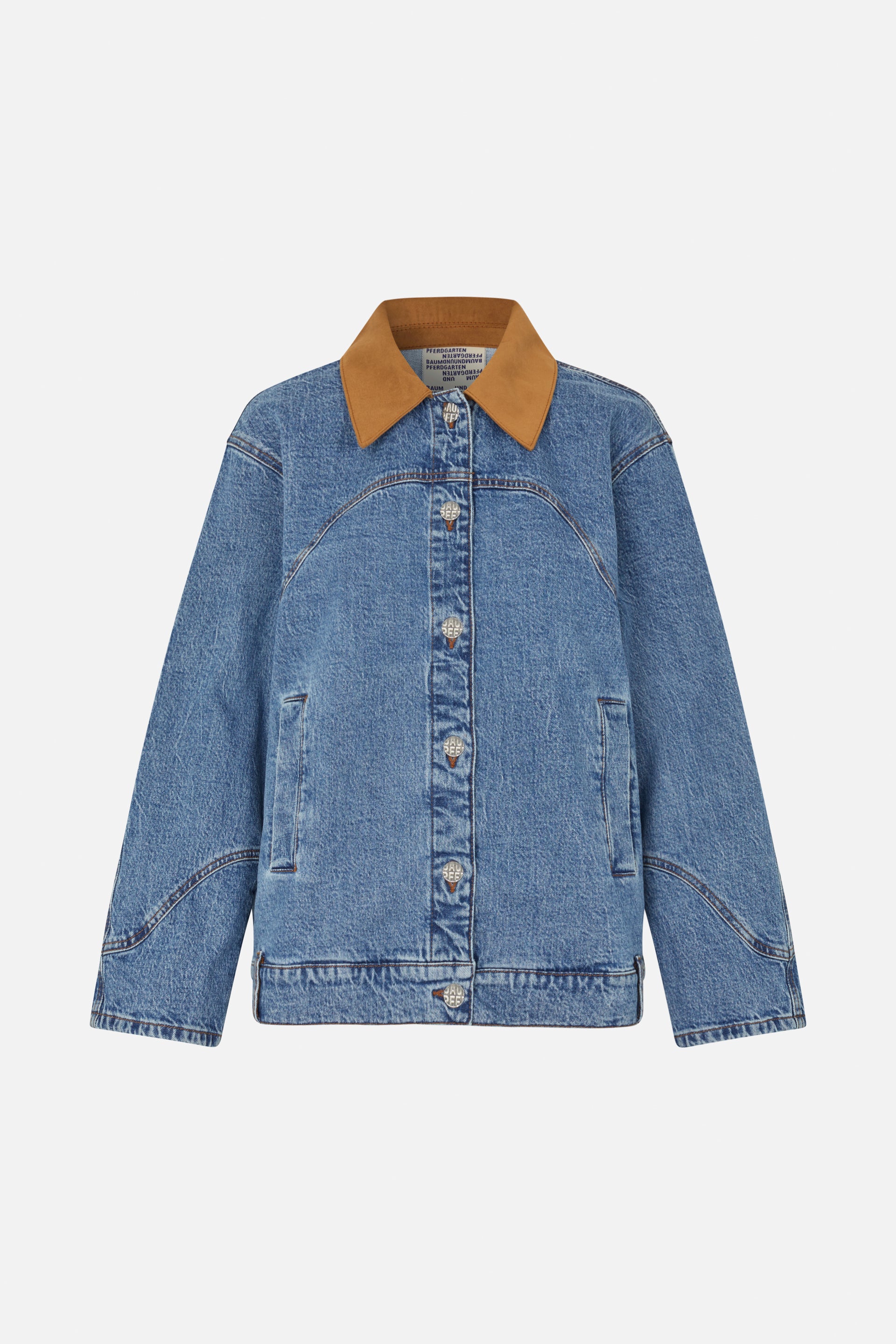 BAUM UND PFERDGARTEN デニム ジャケット／size 36 Shop Benilda Jacket in Light Denim | Worldwide Shipping