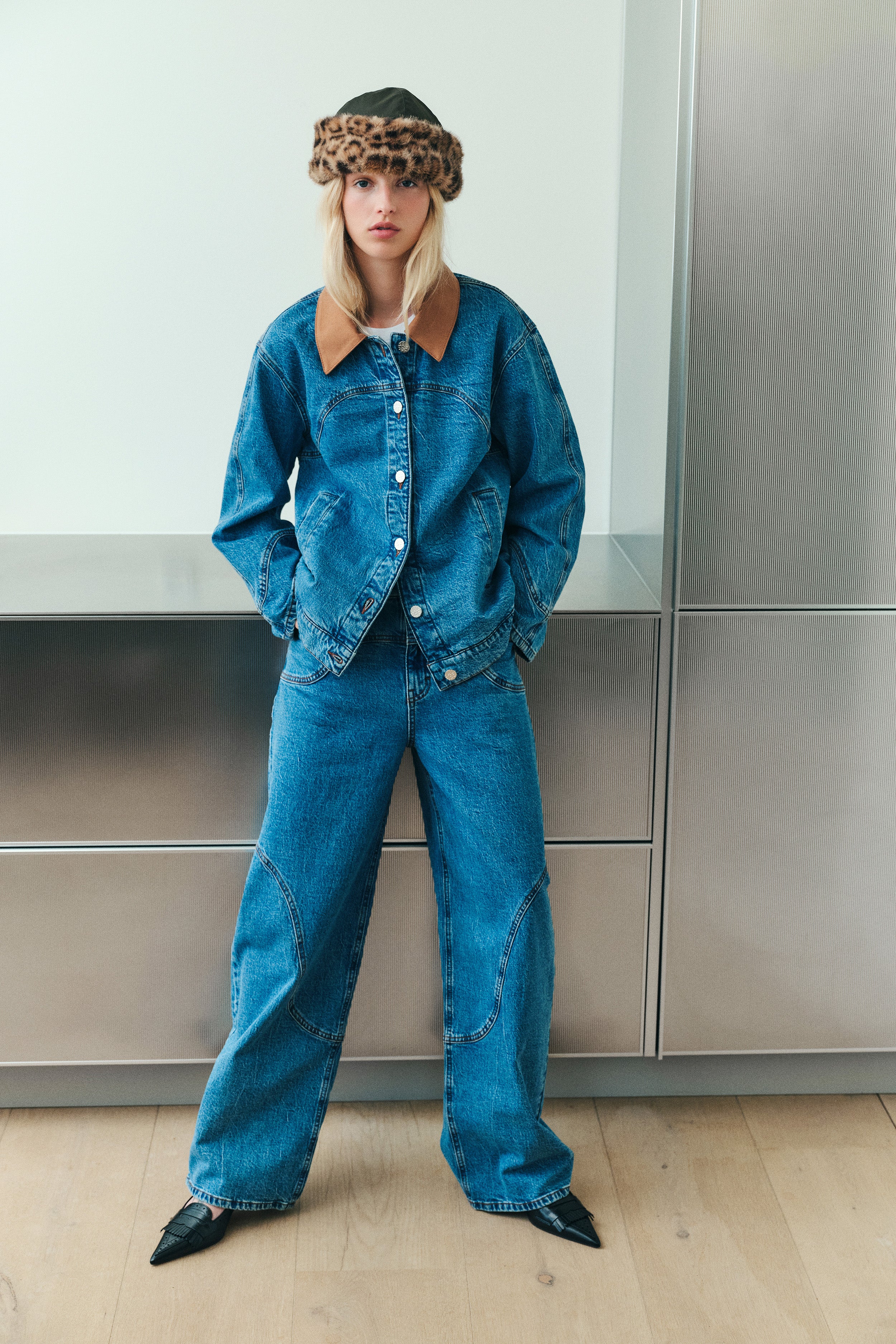 Shop NAPOLEN JEANS in Denim Suede Mix | Fast Delivery