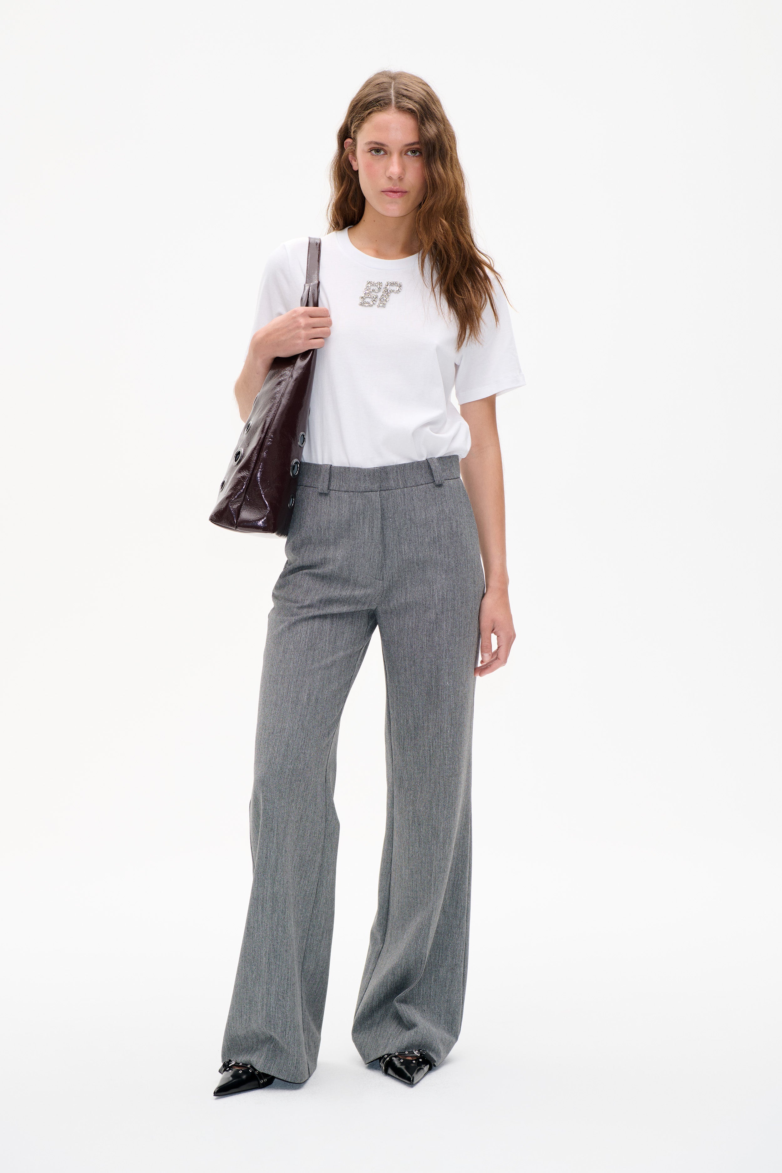 Shop NILE TROUSERS in Dark Grey | Fast Delivery