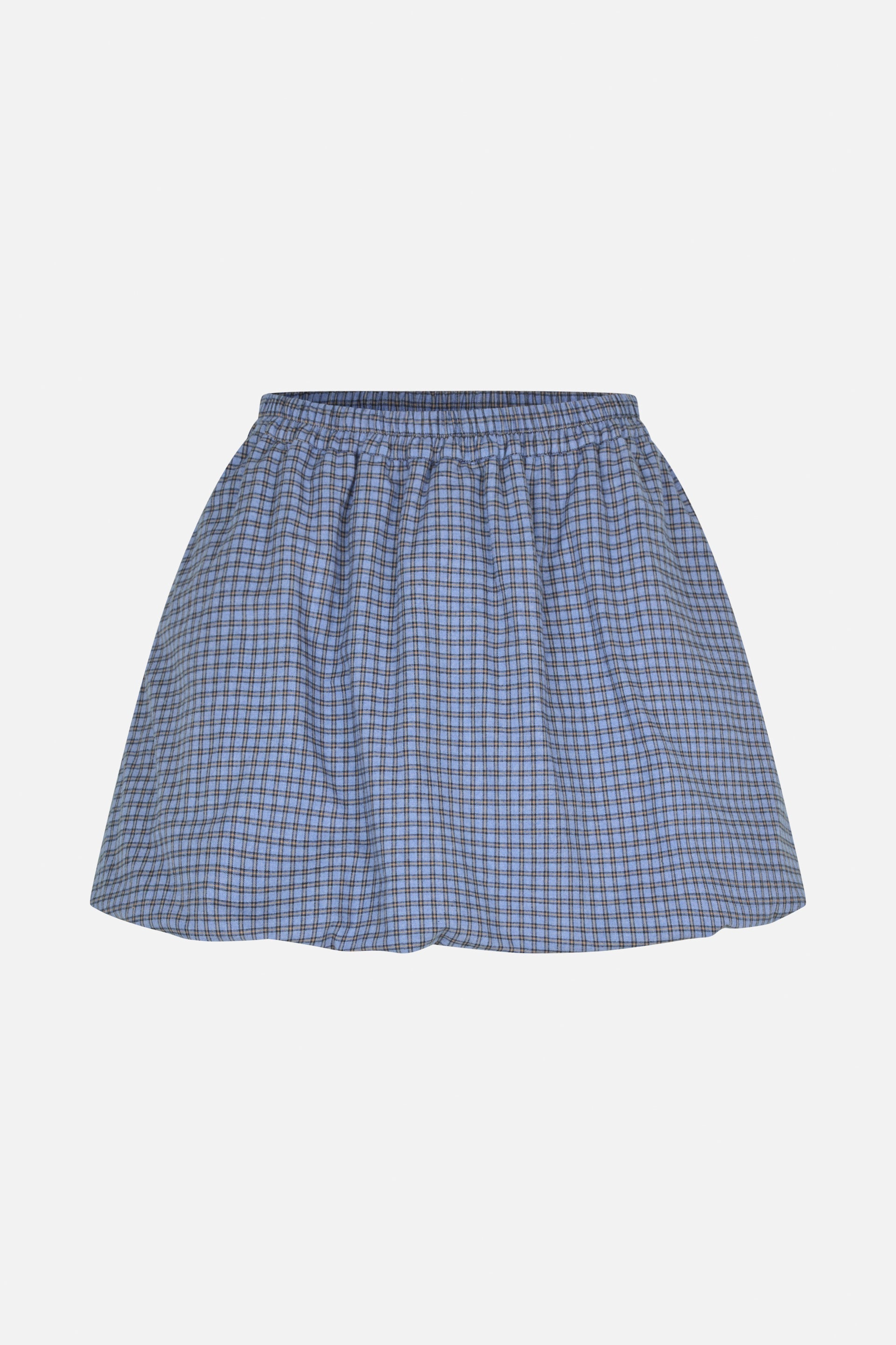 Shop SANDA SKIRT in Blue Flannel Check | Fast Delivery