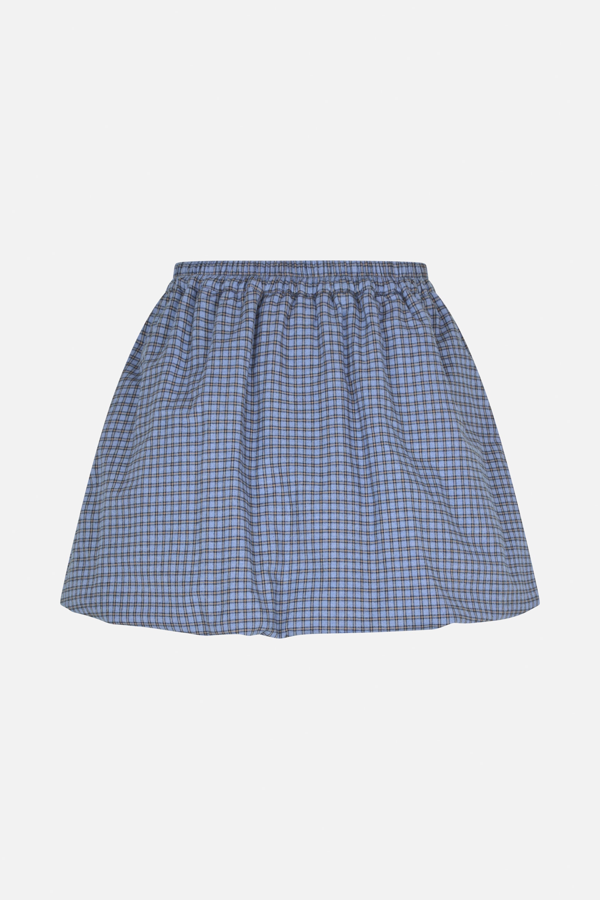 Shop SANDA SKIRT in Blue Flannel Check | Fast Delivery