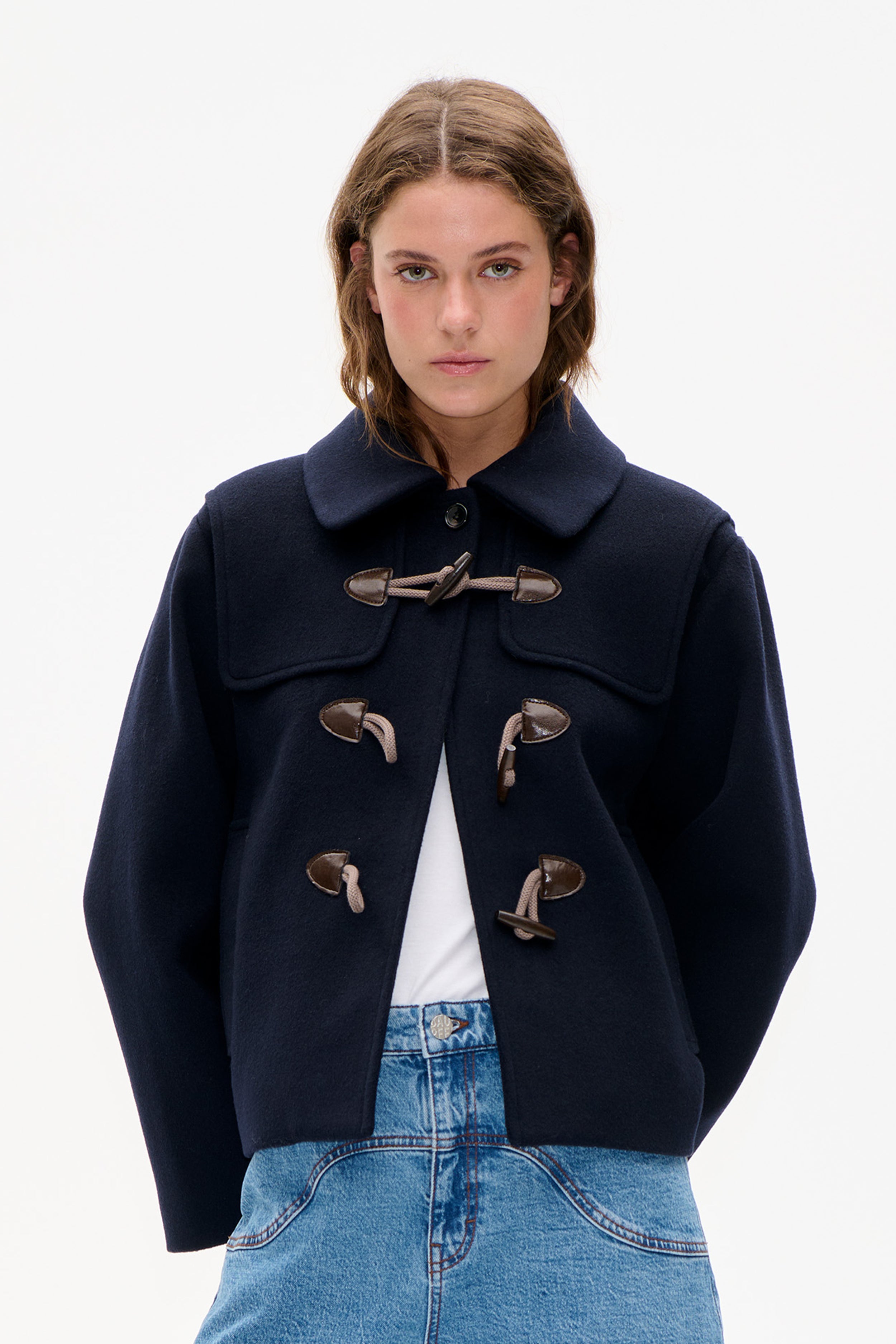 Shop BANIELLE JACKET in Deep Well Blue | Fast Delivery