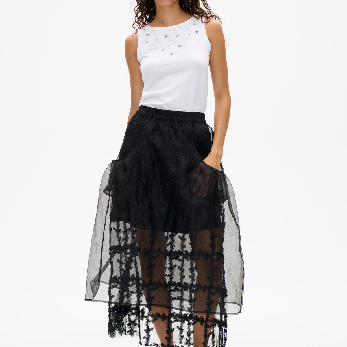 Shop SEVARA SKIRT in Black | Fast Delivery