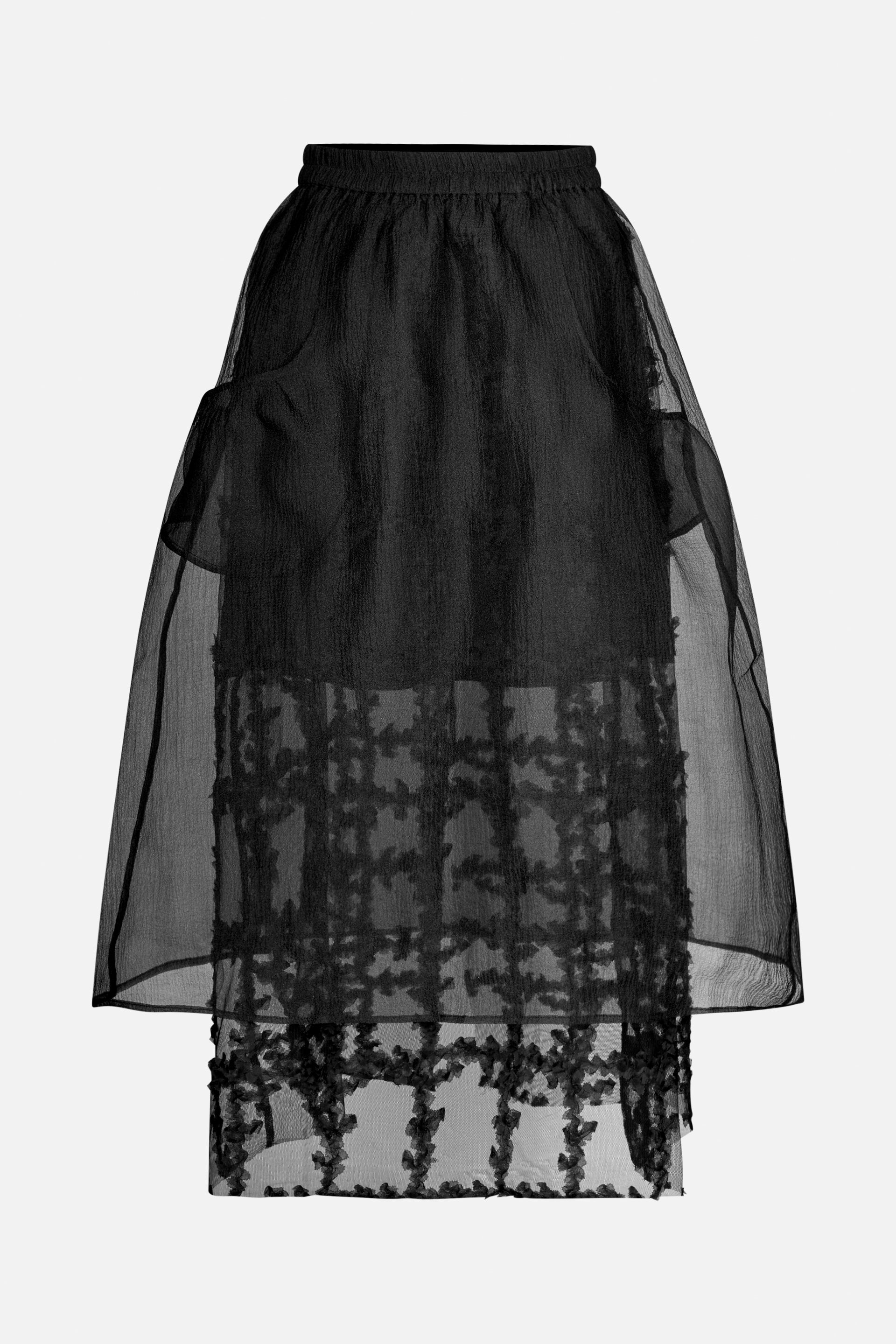 BAUM UND PFERDGARTEN SEVARA ブラックスカート Shop SEVARA SKIRT in Black | Fast Delivery