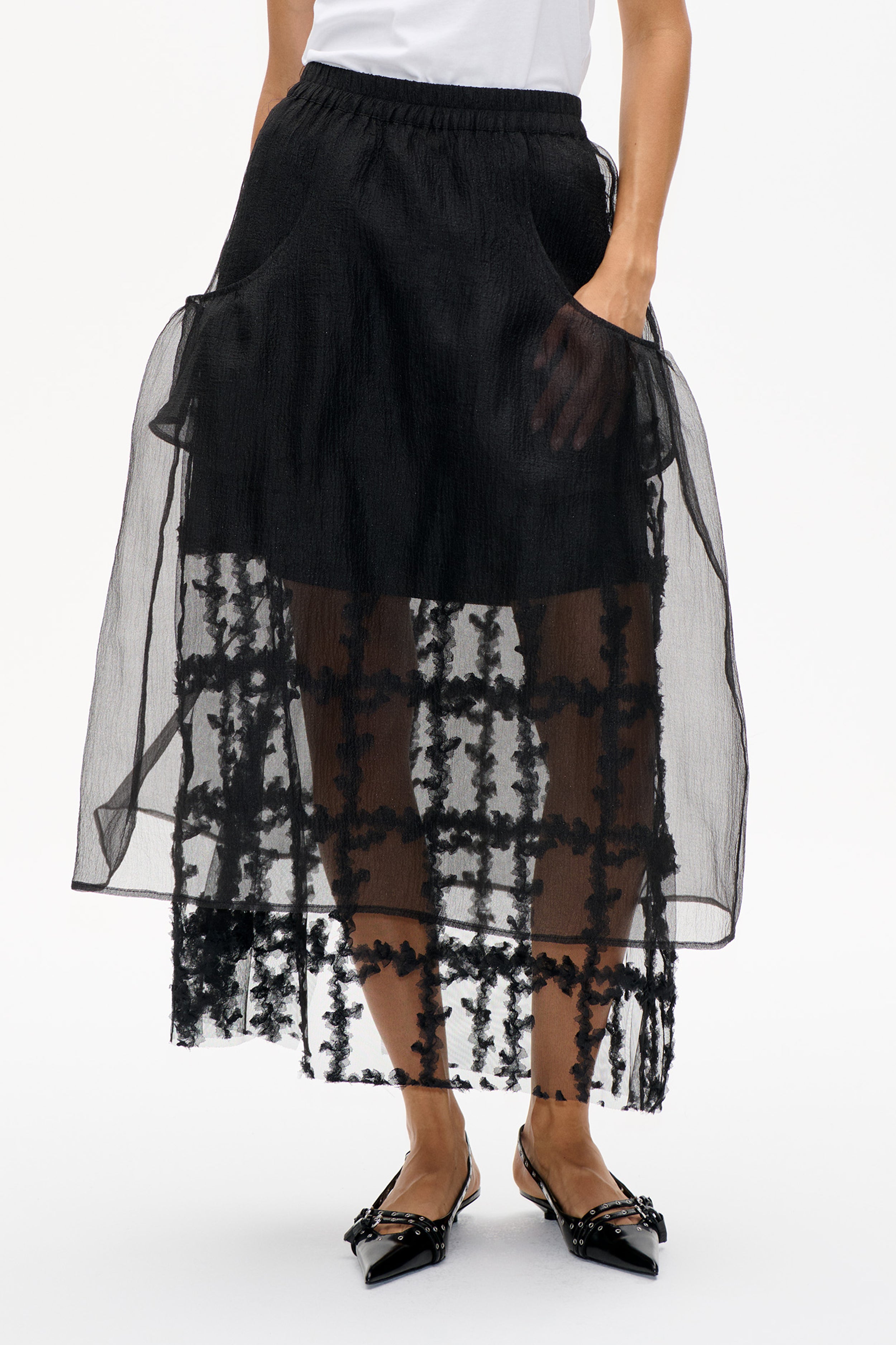 Shop SEVARA SKIRT in Black | Fast Delivery