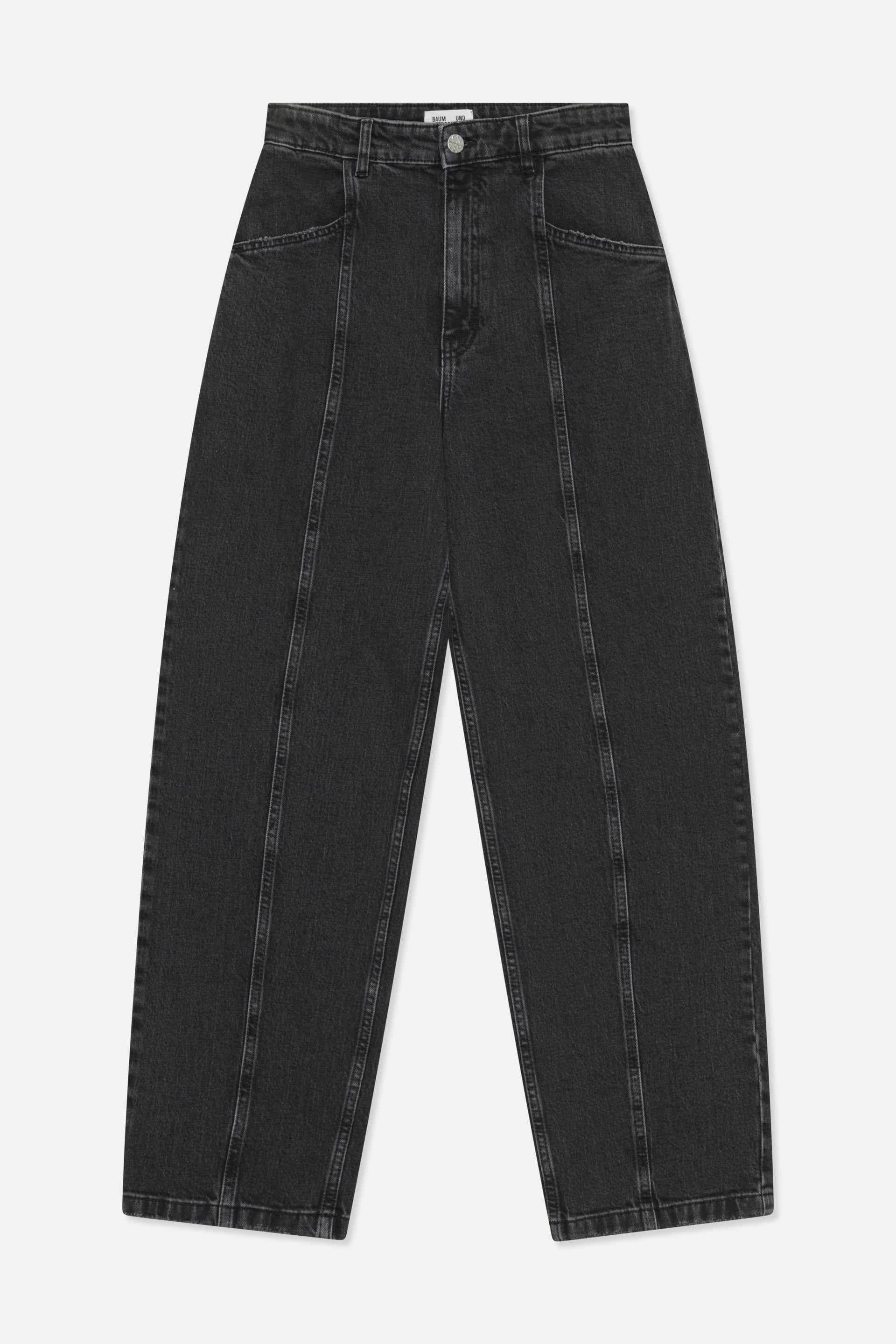Shop NO 02 JEANS in Black Washed Denim | Worldwide Shipping