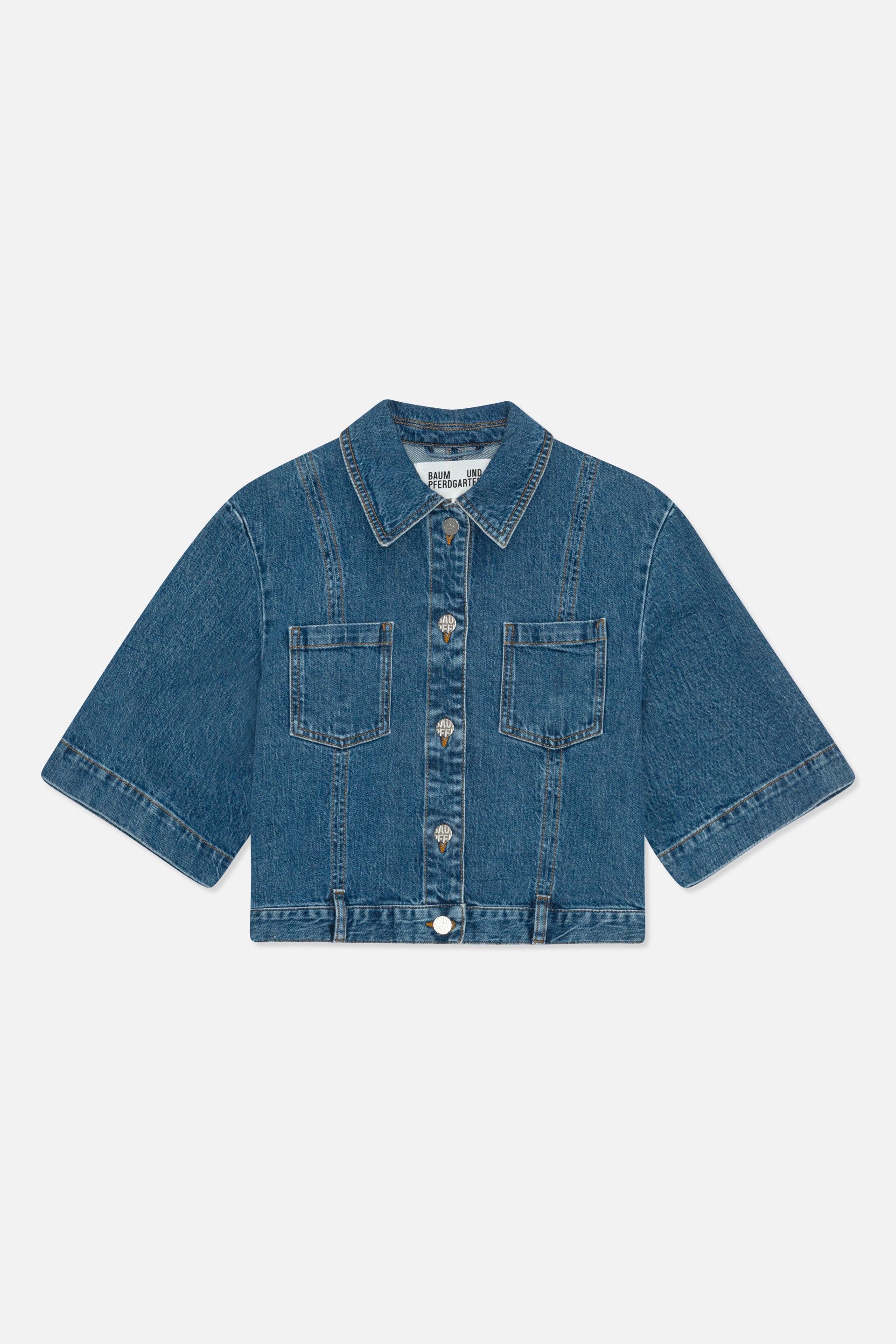 *7/27まで* 即完売　BAUM UND PFERDGARTEN トップス Shop NO 05 SHIRT | Worn Out Blue | Worldwide Shipping