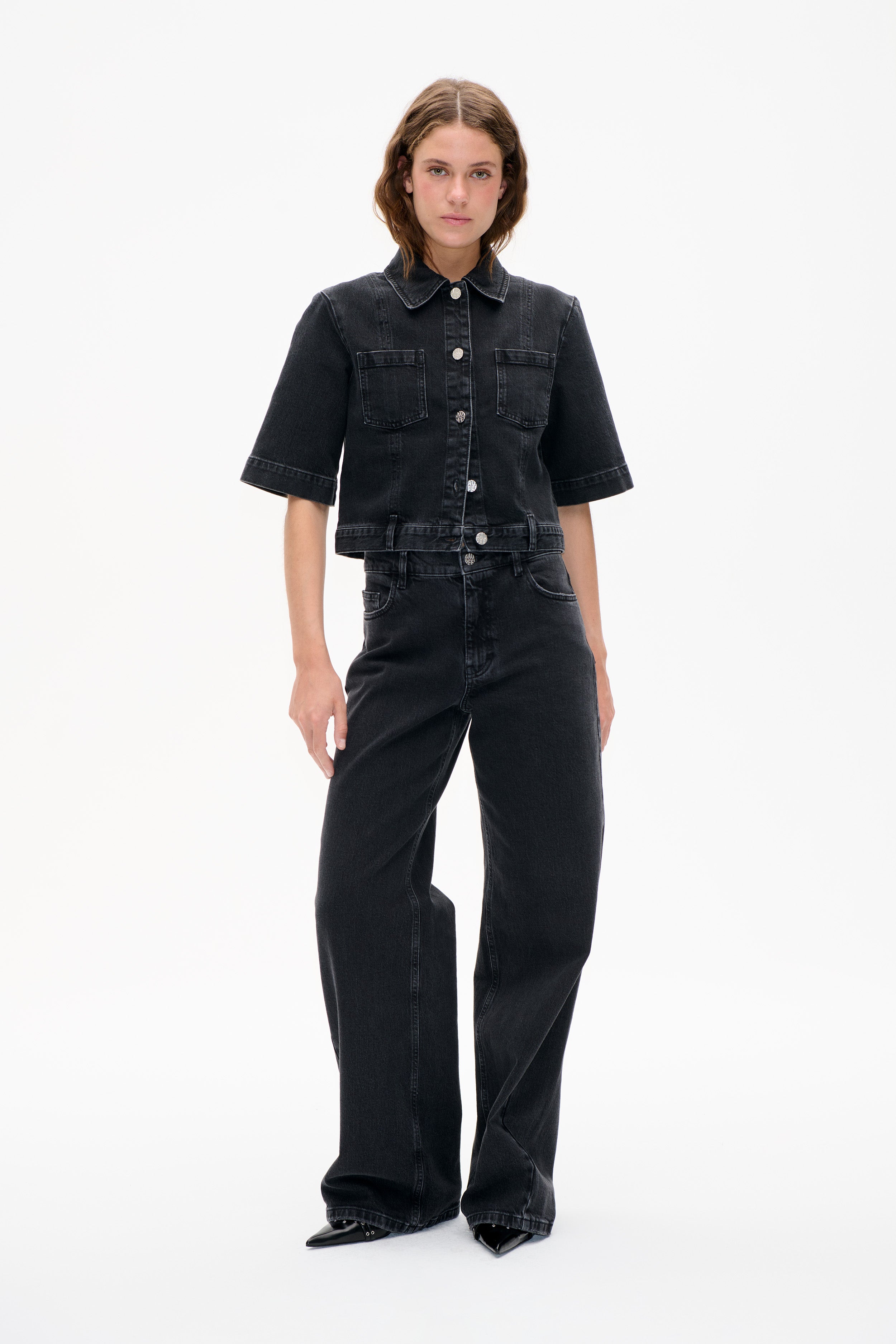   Jeans 黒 タンクトップ S/M セット Gap公式オンラインストア | モダン シェル タンクトップ