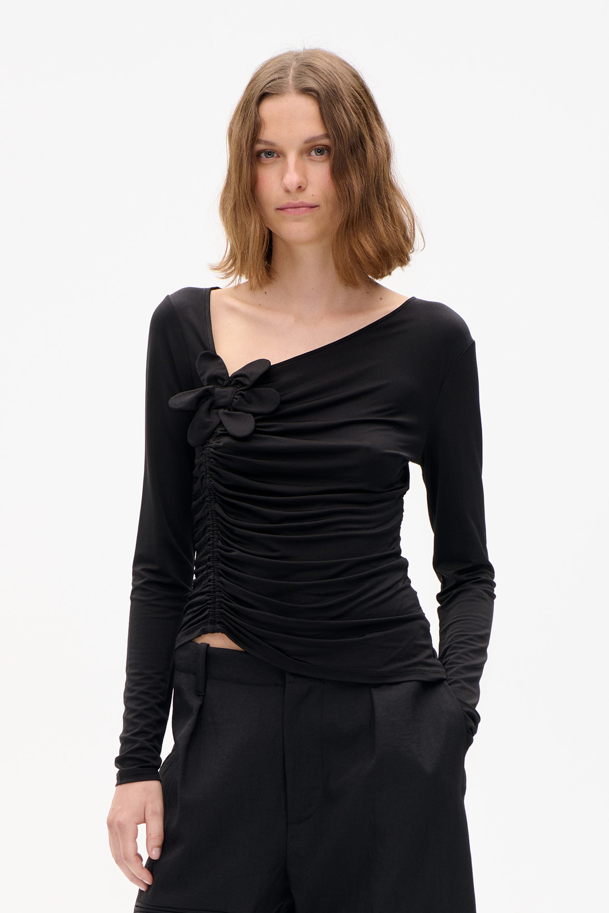 Shop JOSI TOP in Black | Fast Delivery
