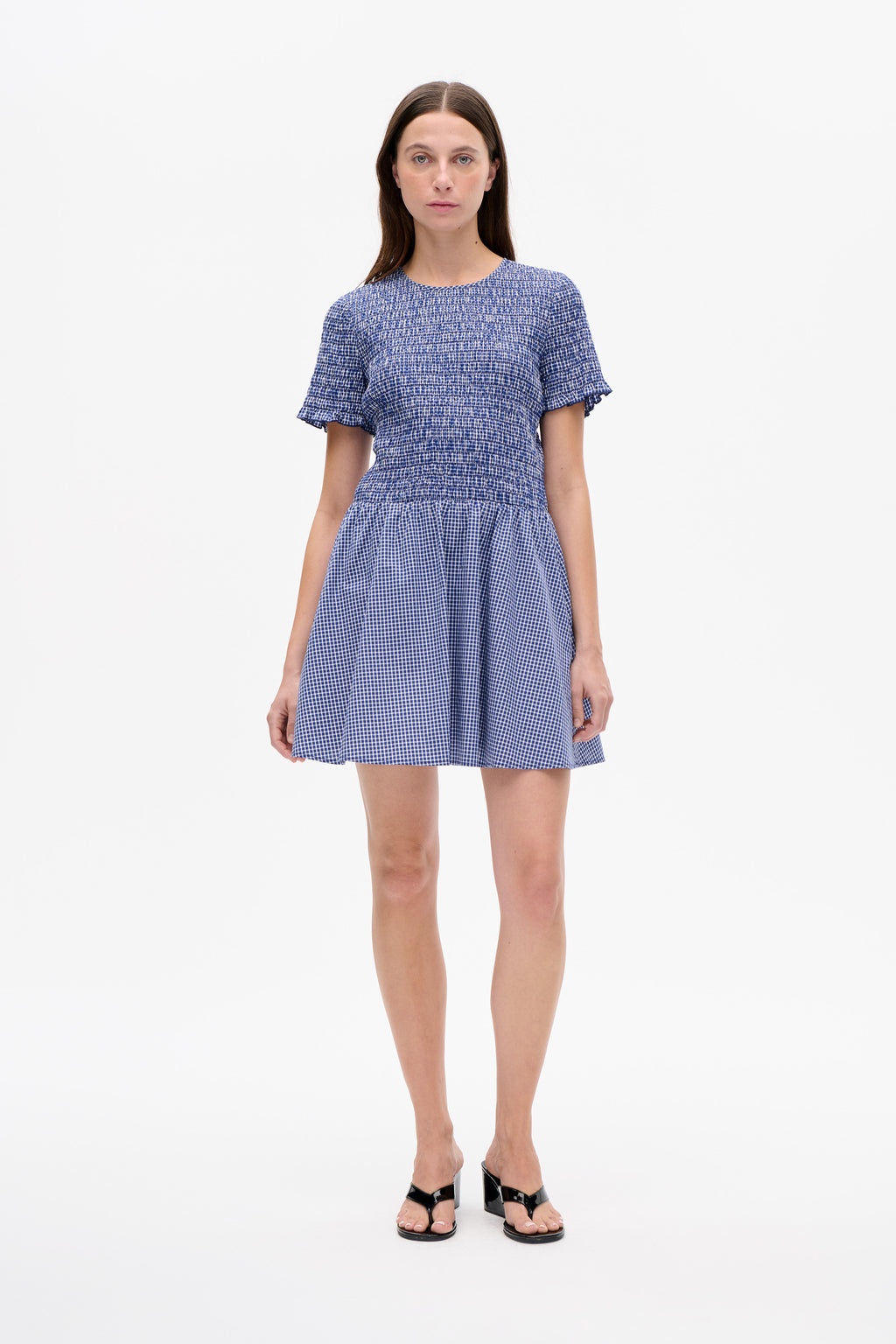 ASSANDRA DRESS | Mini Blue Check - 32