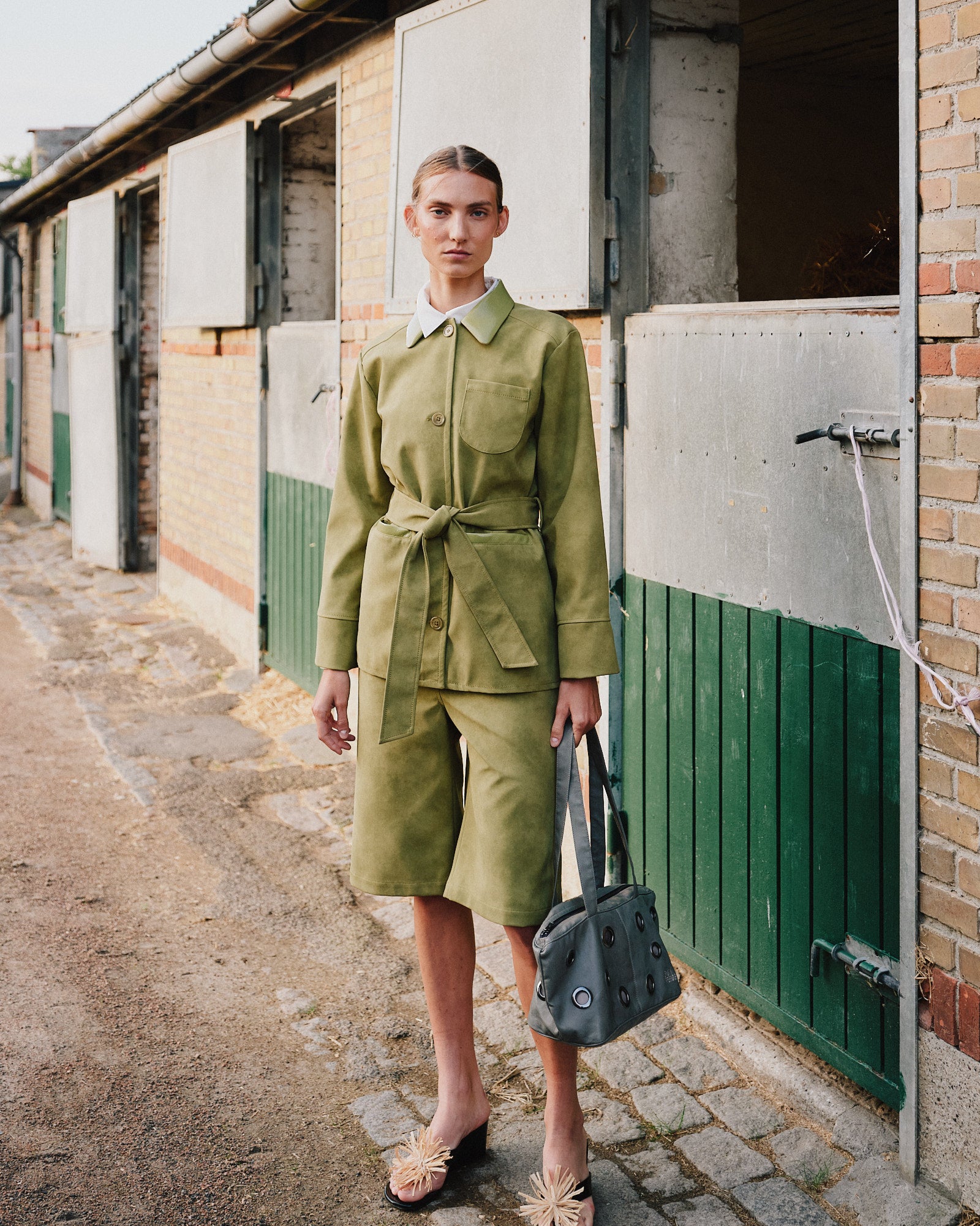 Shop BRODIE JACKET in Green Moss | Worldwide Shipping