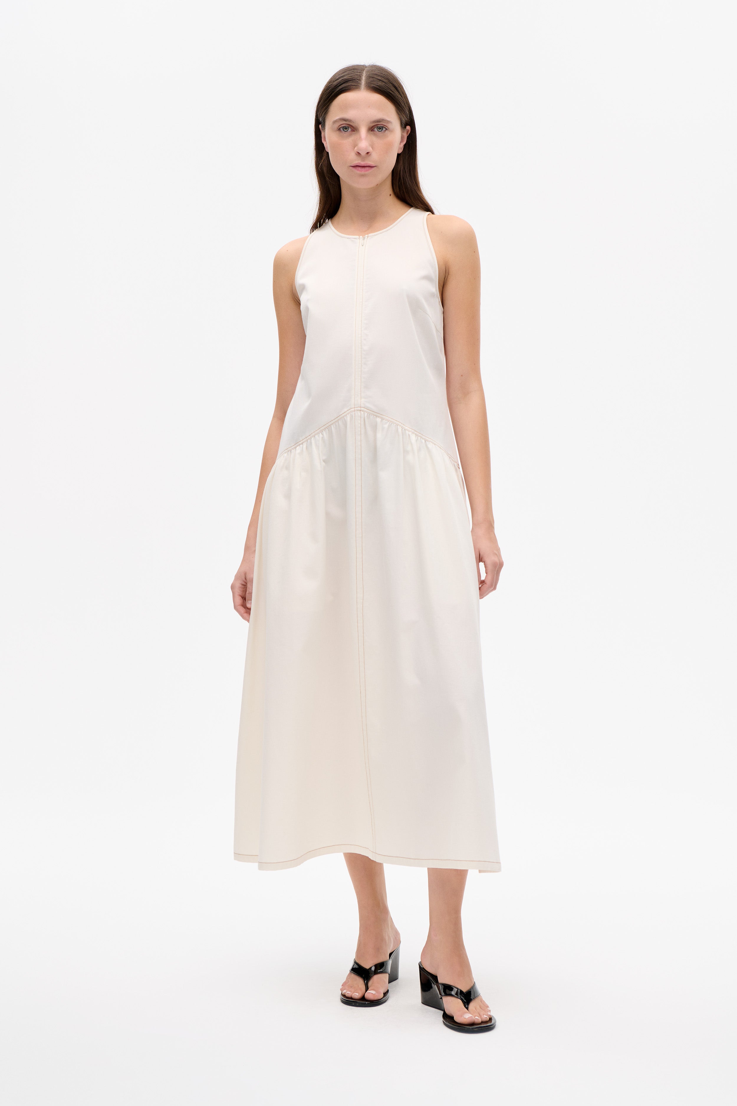 Shop ALMINA DRESS in Cloud Dancer | Fast Delivery