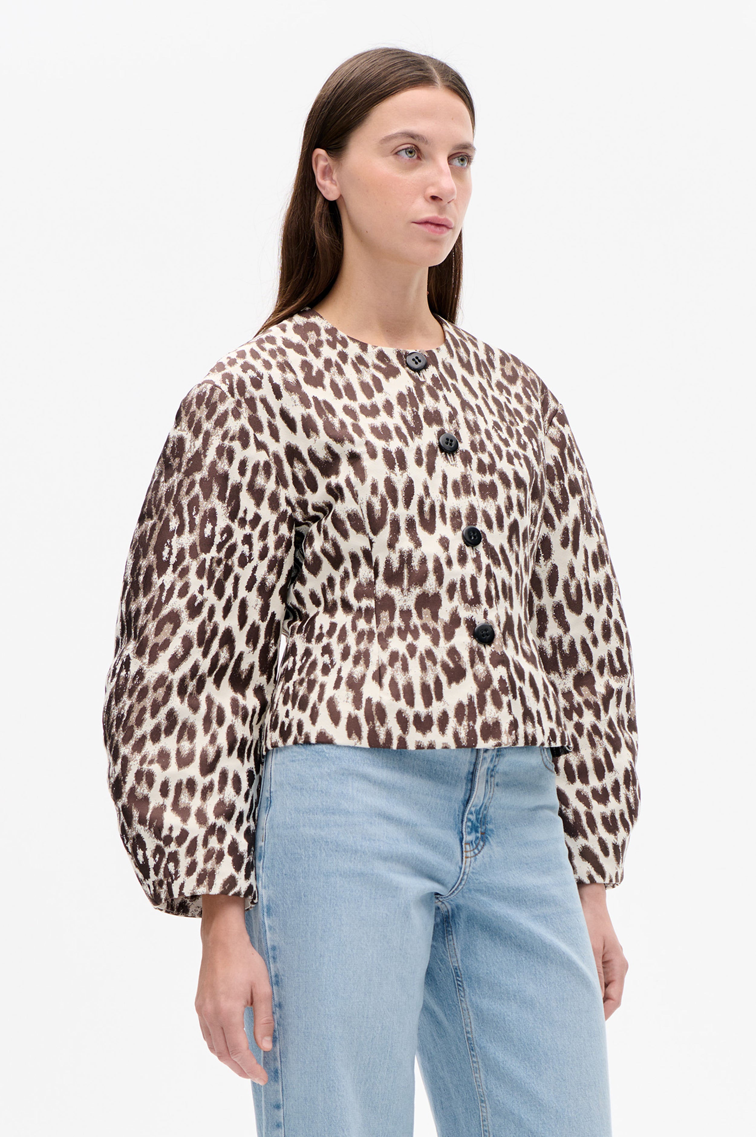 Shop BONNI JACKET in Light Leopard | Worldwide Shipping