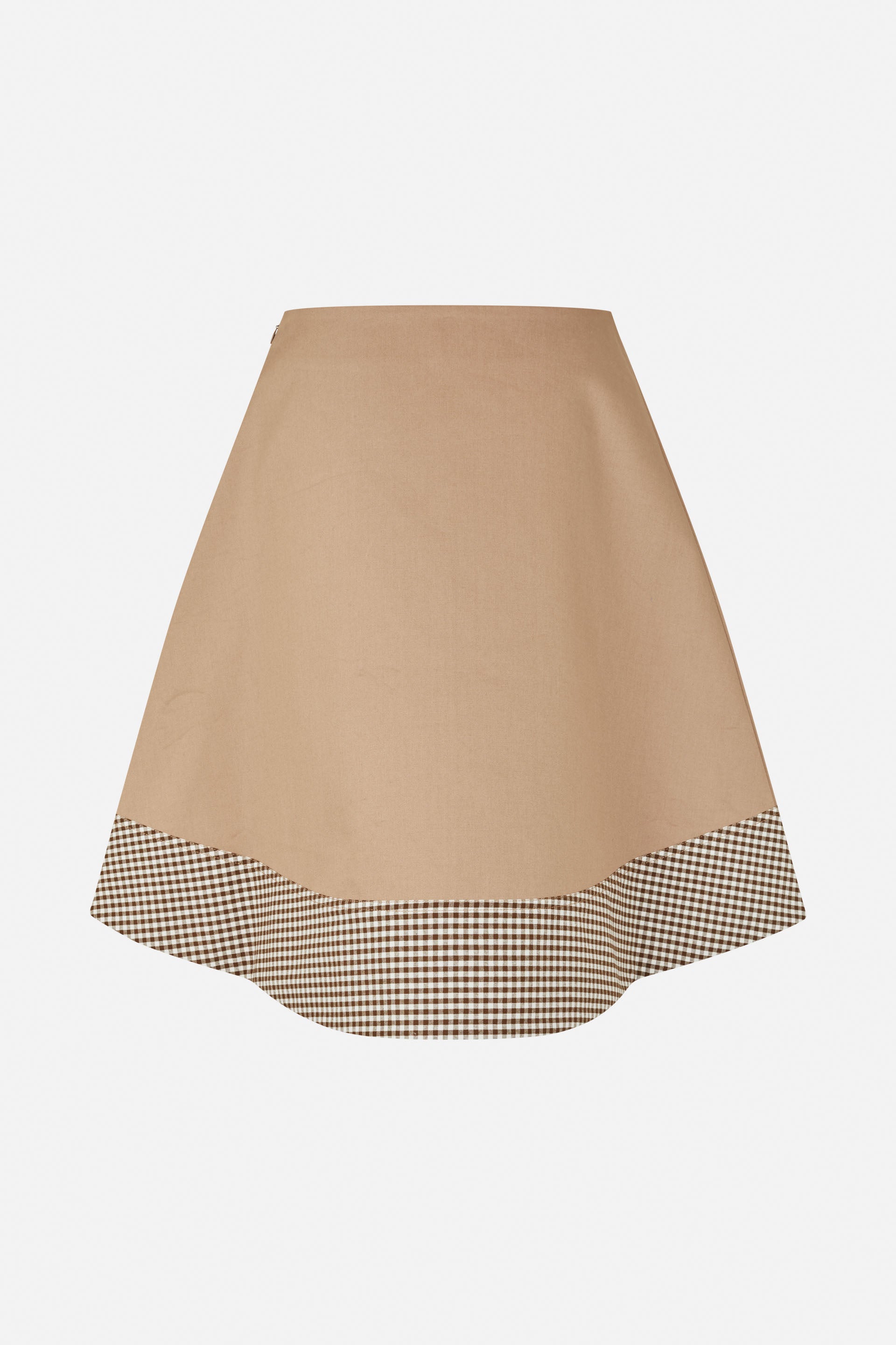 Shop SIV SKIRT in Portabella Camel Check | Fast Delivery