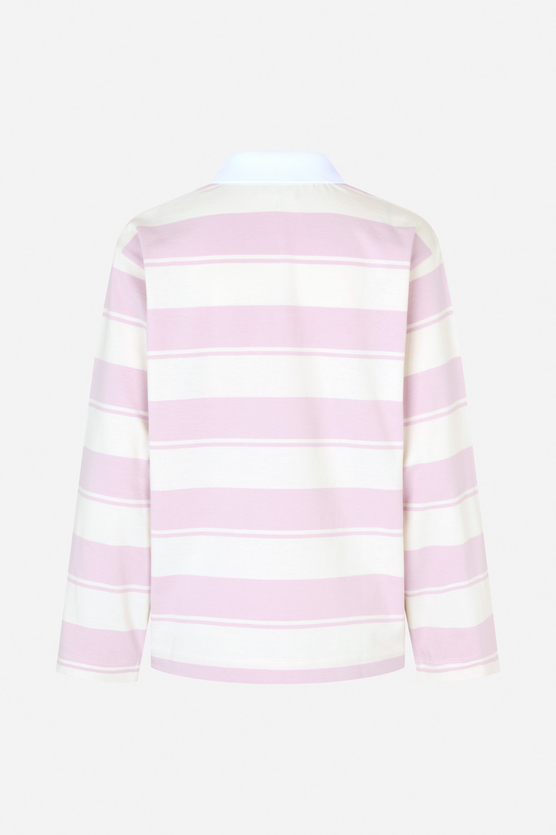 Shop JEANNE TOP in Lilac Polo Stripes | Fast Delivery