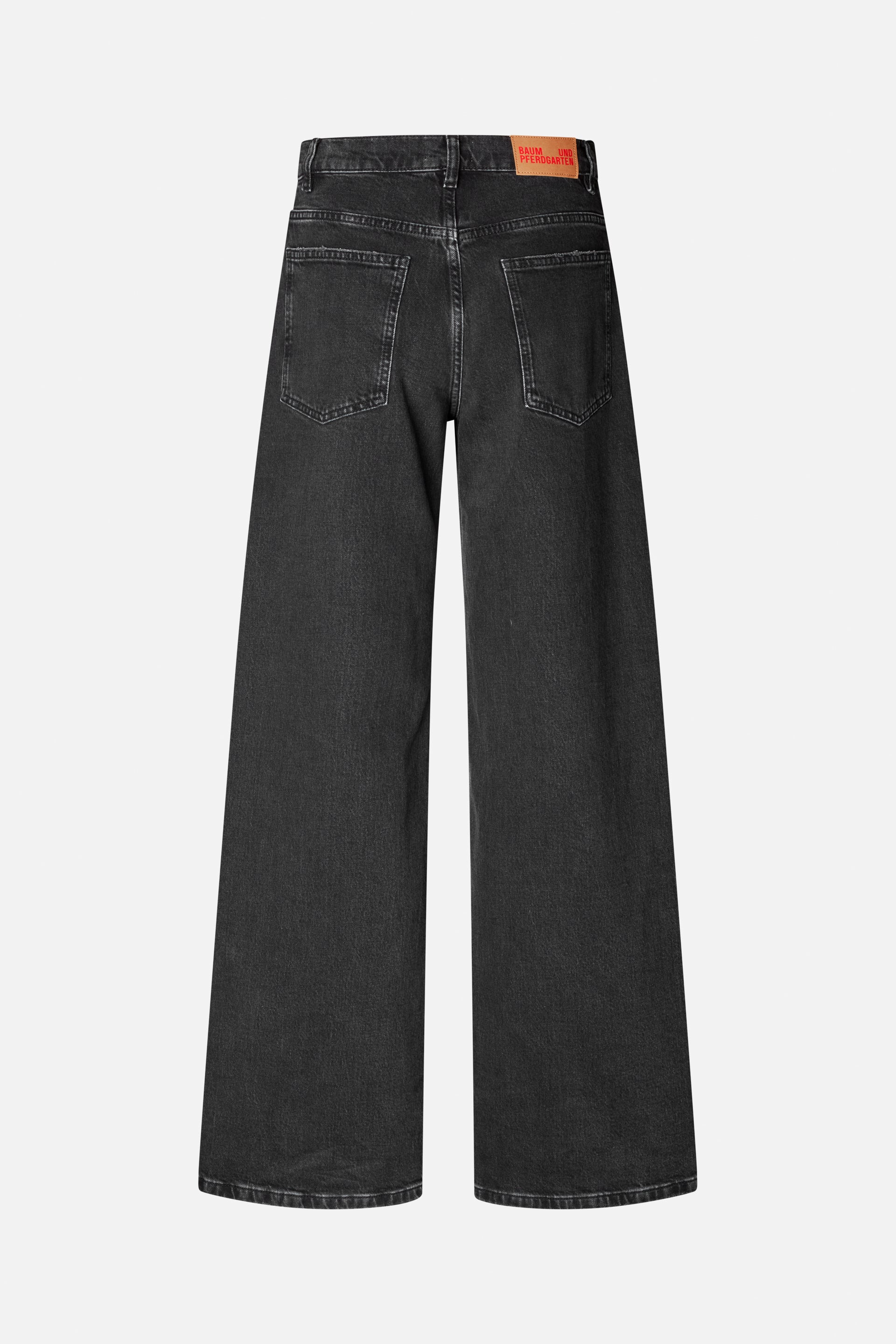 Shop NO 02 JEANS in Black Washed Denim | Worldwide Shipping