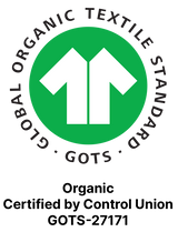 GOTS Certified Organic Cotton certified by Control Union GOTS-27171